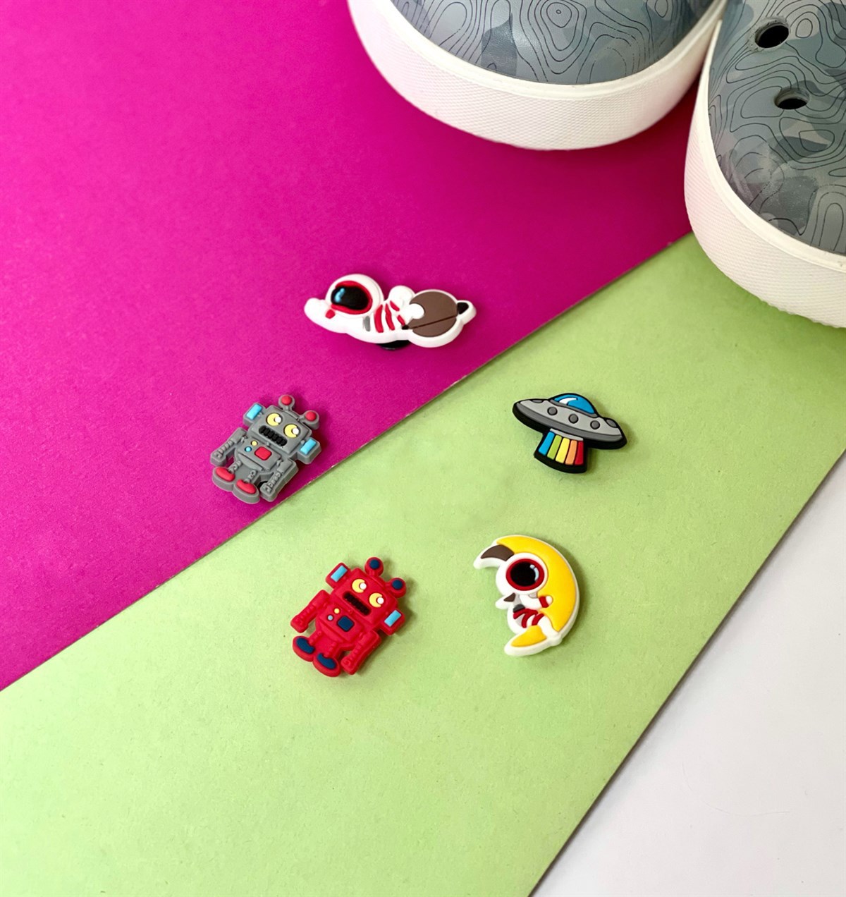 Crocs Jibbitz Terlik Süsü 5'li Astronot SerisigiftmodaGmjb00015