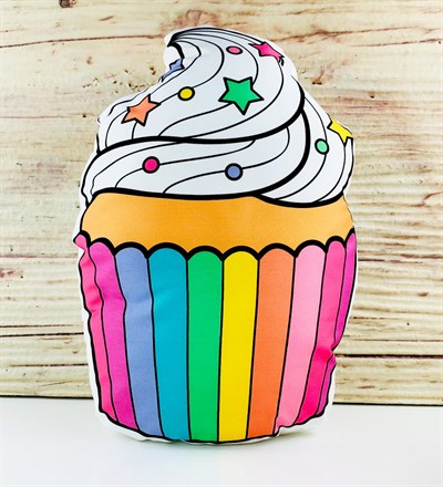 Cupcake Tasarım Yastık