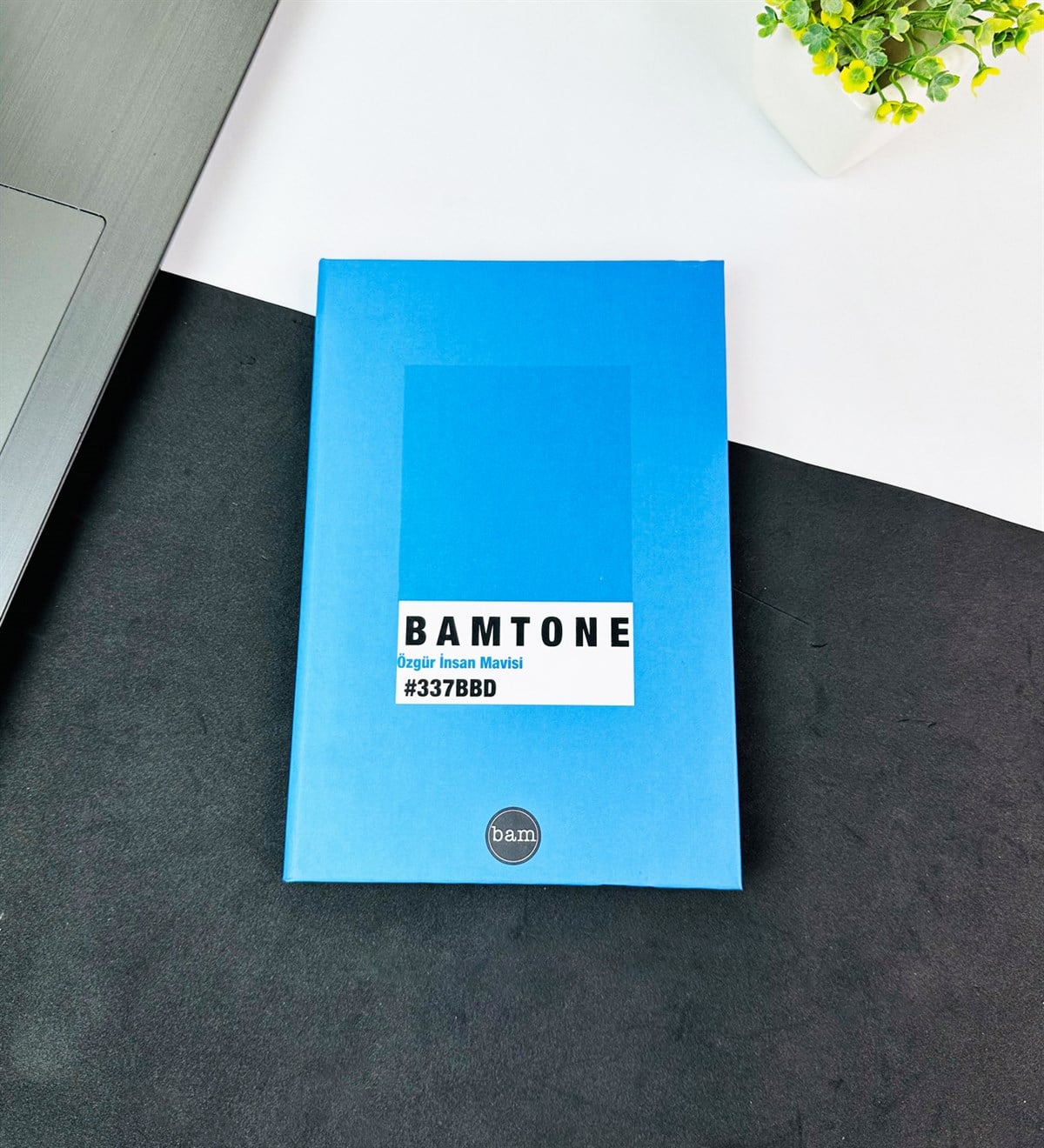 Bam Tone Özgür İnsan Mavisi Tasarımlı Lastikli DeftergiftmodaGMD0001-5