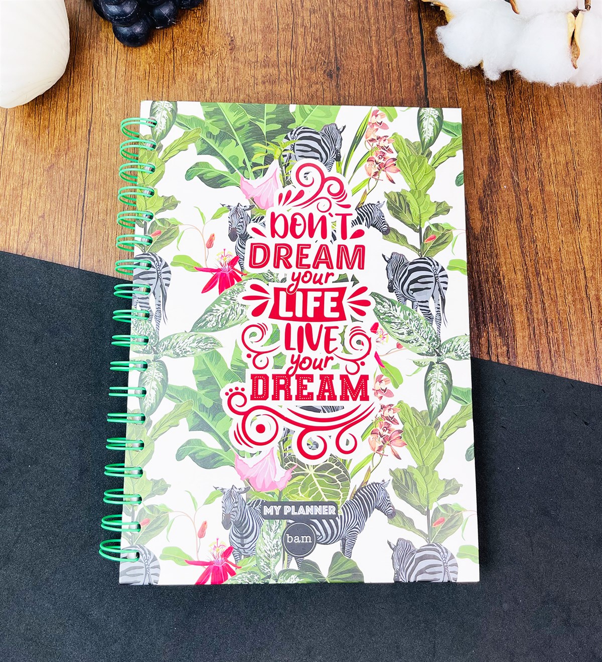 Zebra Motto Tasarımlı Konuşan AjandagiftmodaGmd100610