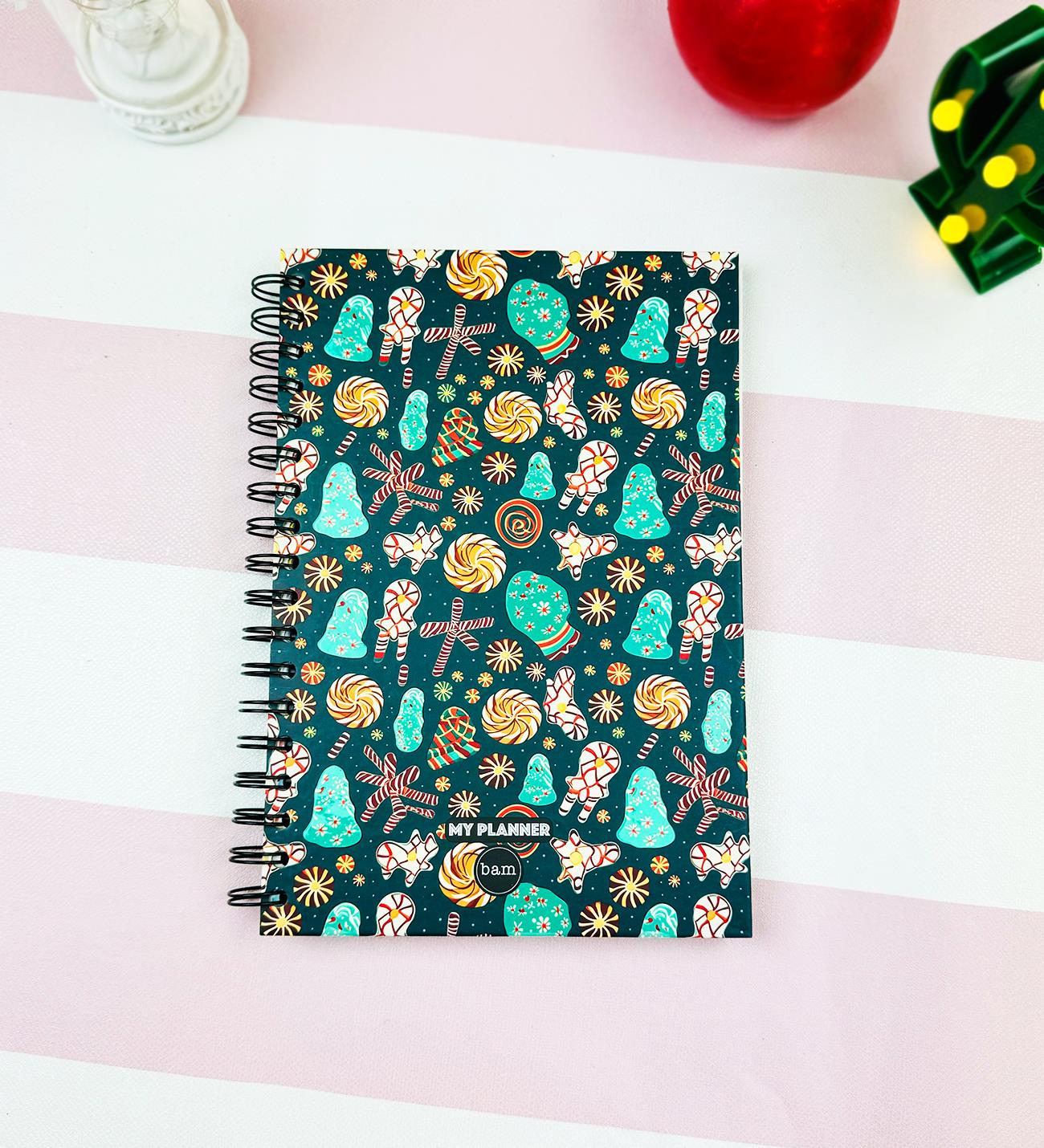 Şeker Diyarı Yılbaşı Tasarımlı Konuşan Ajanda	giftmodaBam-1311