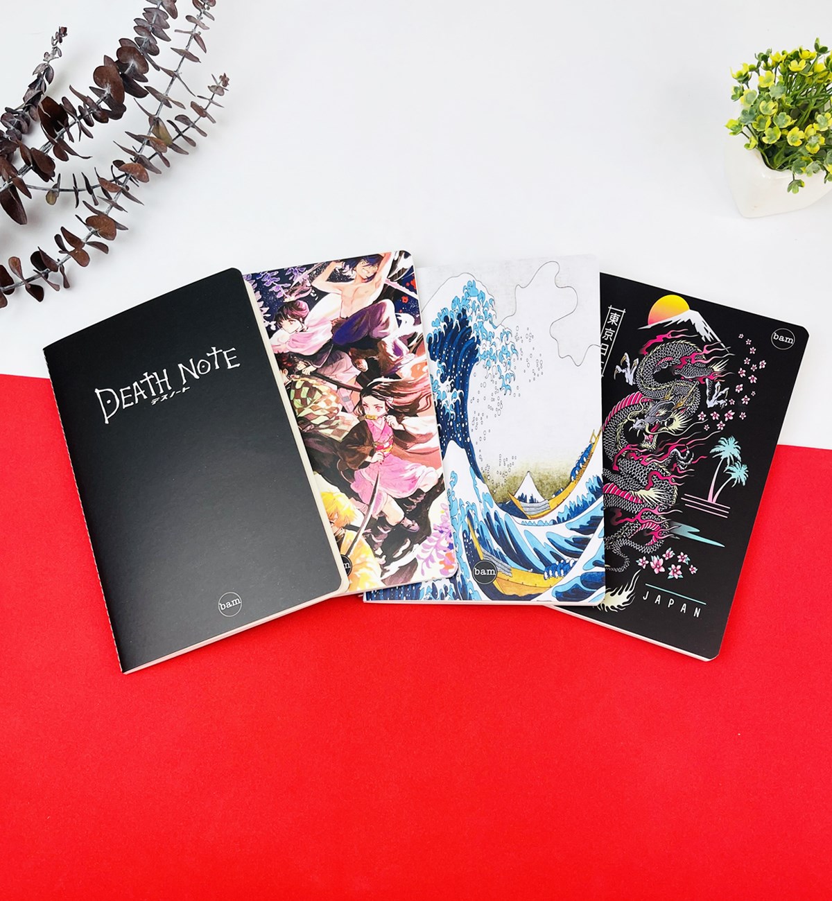 Anime Serisi 4'lü Dikişli Defter SetigiftmodaGmd100213