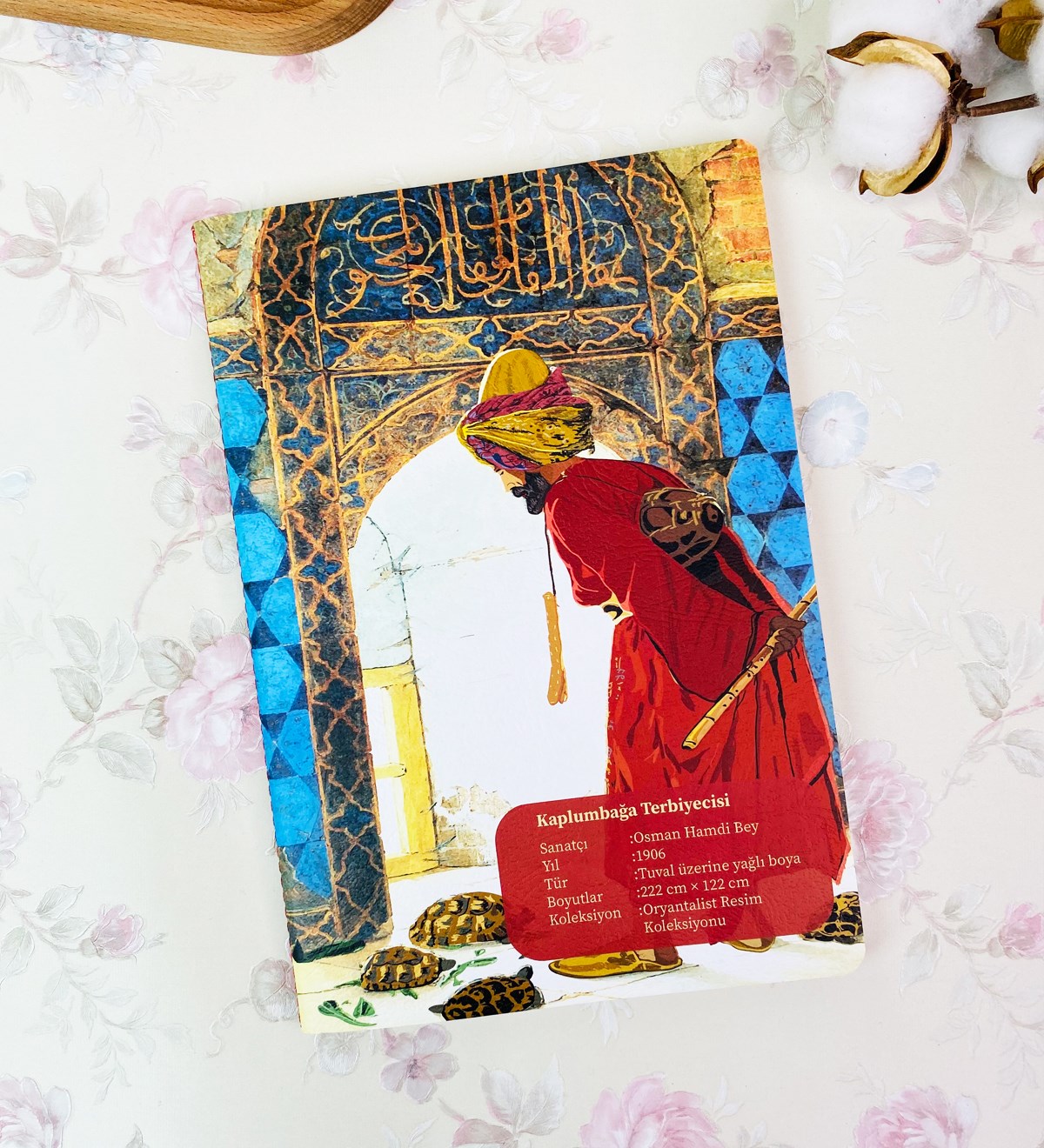 Kaplumbağa Terbiyecesi Tasarımlı Art DeftergiftmodaGmd100252
