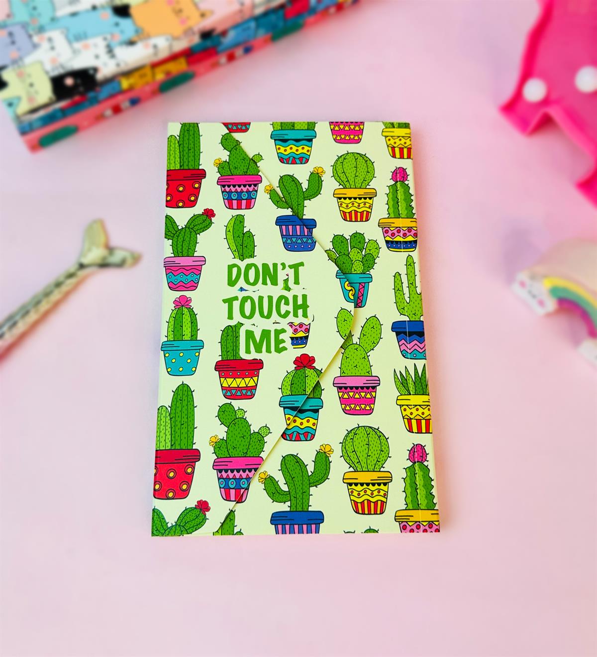 Kaktüs Tasarımlı Zarf DefftergiftmodaBAM-1020-3