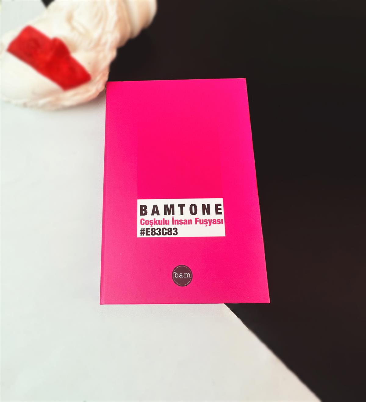 Bam Tone Fuşya Tasarımlı Lastikli DeftergiftmodaGMD0001-21