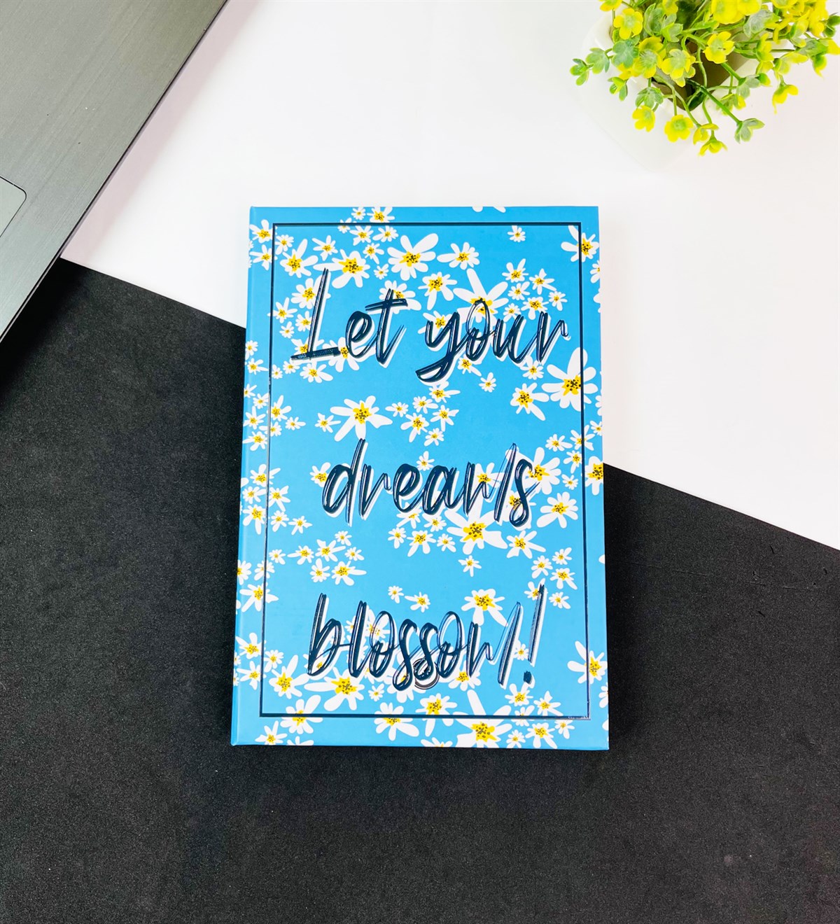 Hayallerin Çiçek Açsın Tasarımlı Lastikli DeftergiftmodaGmd100590