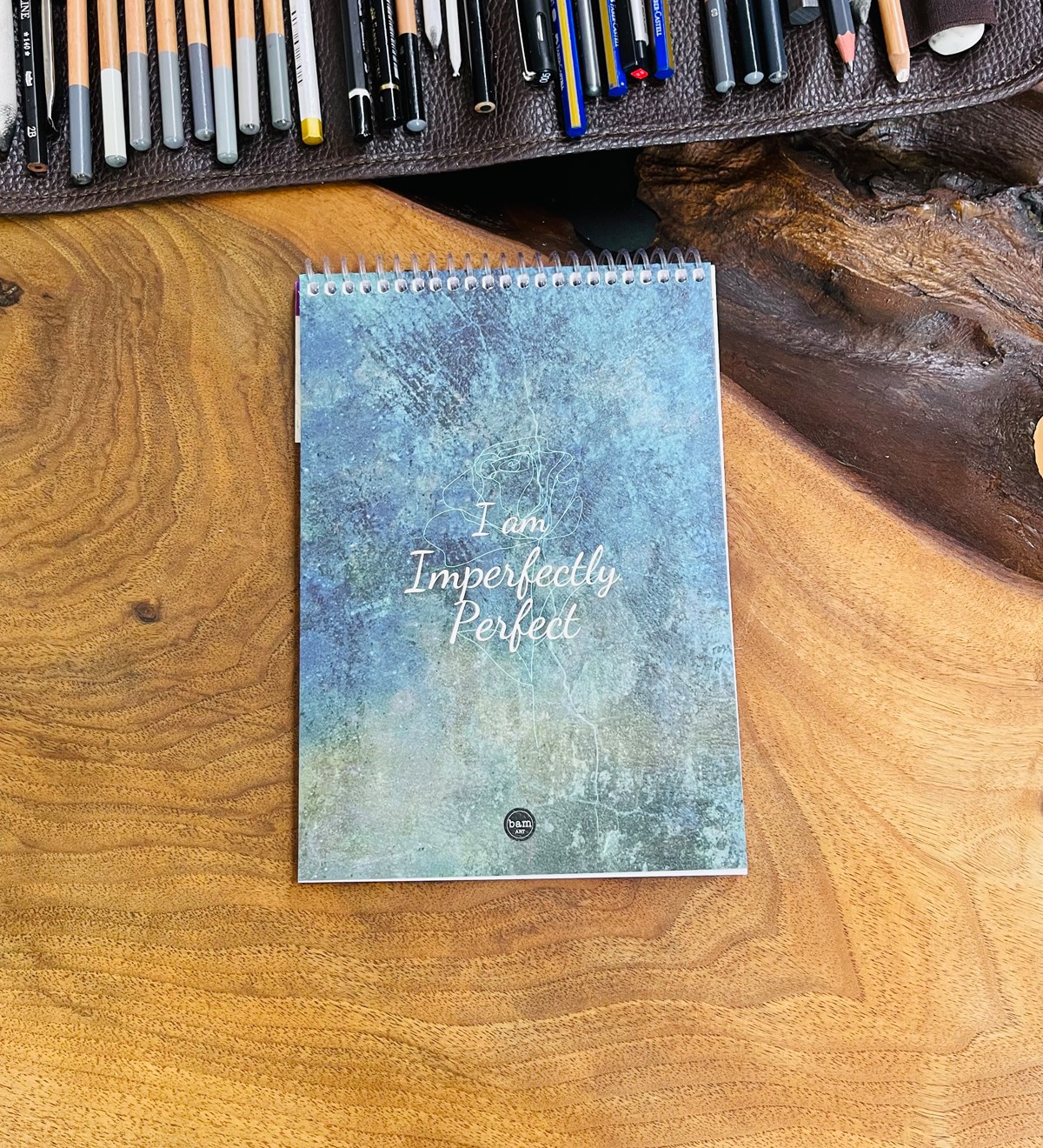 A5 Skecth Book - Eskiz Defteri - Spiralli Tutuş / Grenli Sert Tasarım KapakgiftmodaGmd100278-Kusursuz