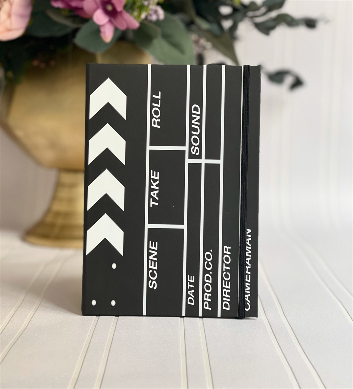 Sinama Klaket Tasarımlı Lastikli DeftergiftmodaSinama-Klaket-Lastikli-Defter