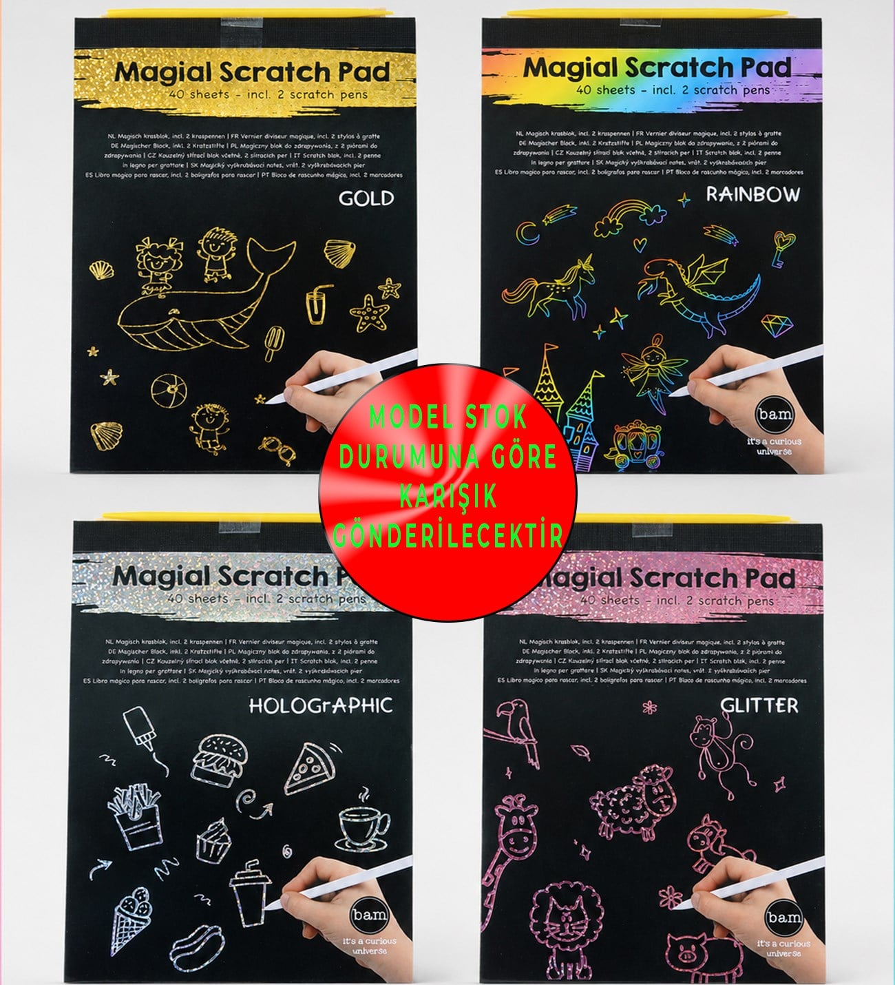 Sihirli Kazıma DefterigiftmodaBM-2574