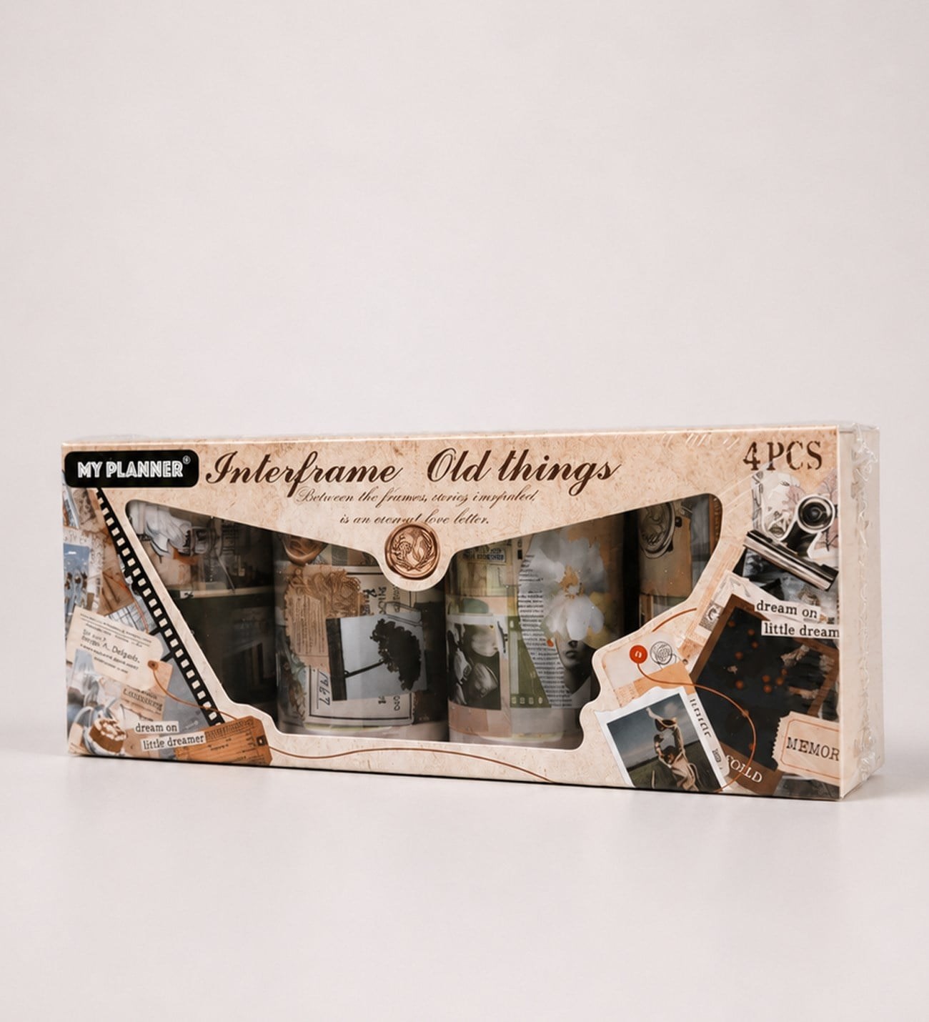 Scrapbook Rulo Şeffaf Sticker 2.20 mt - 4 lü Set giftmodaBM-2578