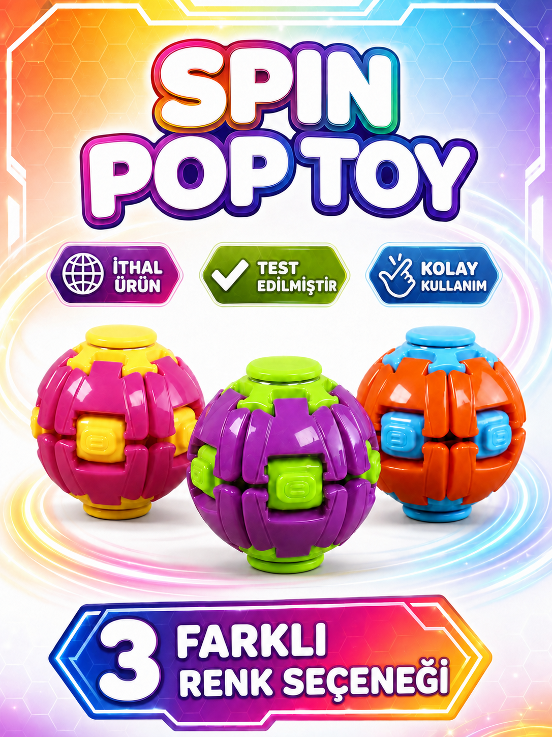 Pop Spin Dönen Aktivite TopugiftmodaBM-2012