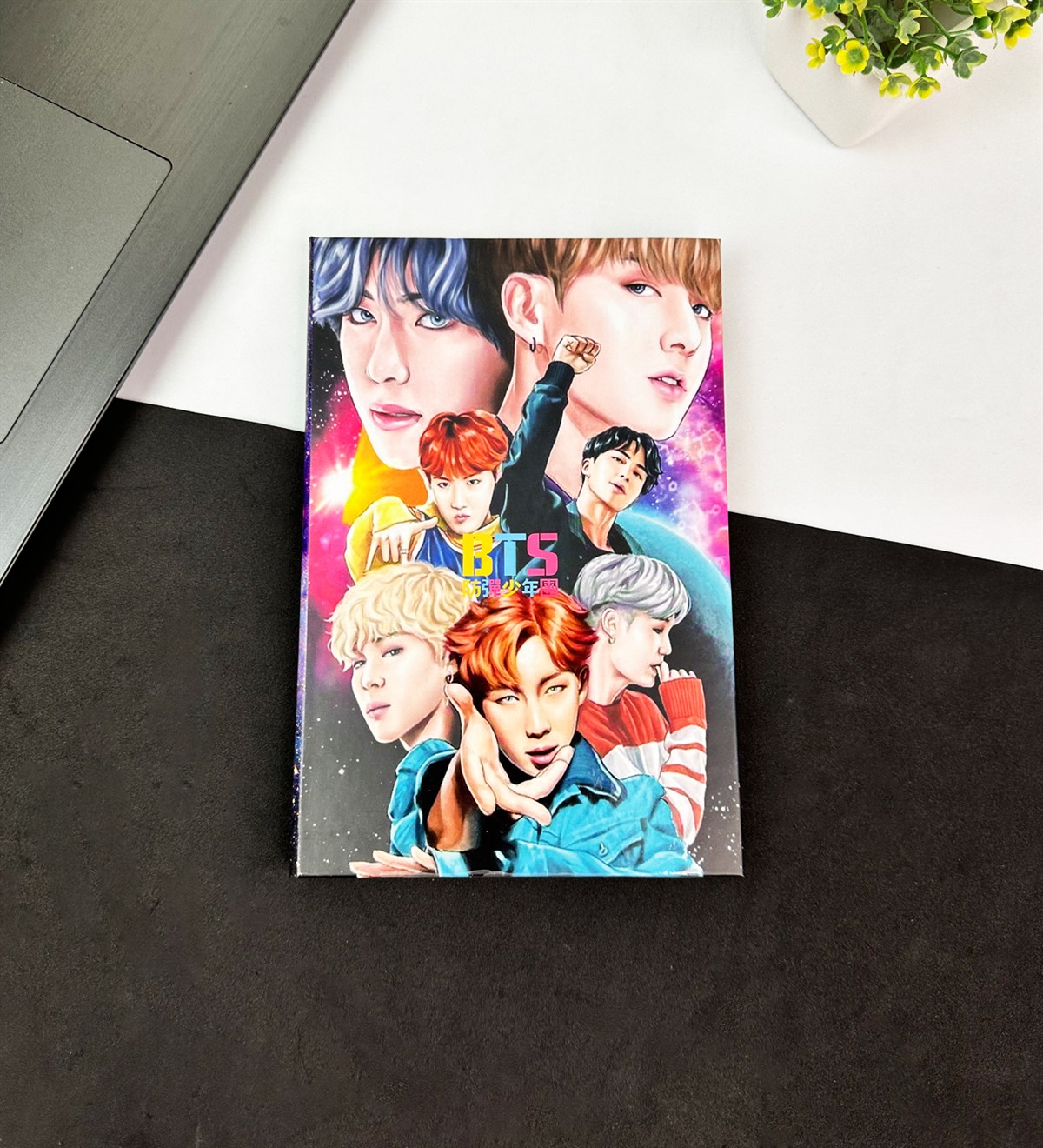 Bts 3 Tasarımlı Lastikli DeftergiftmodaGmd100608