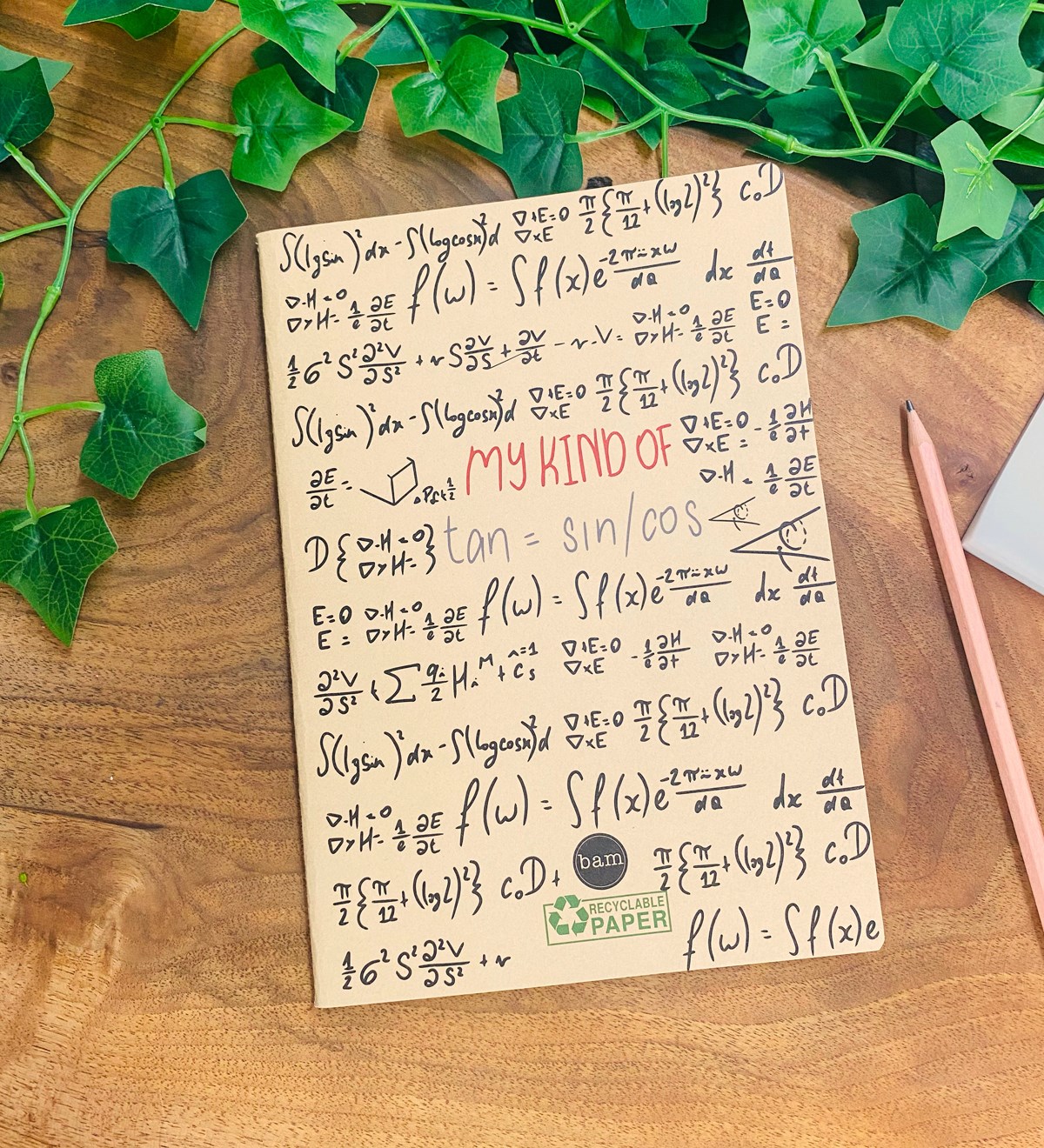 My Kind Of Tan Tasarımlı Dönüşümlü Kraft DeftergiftmodaGmd100298	