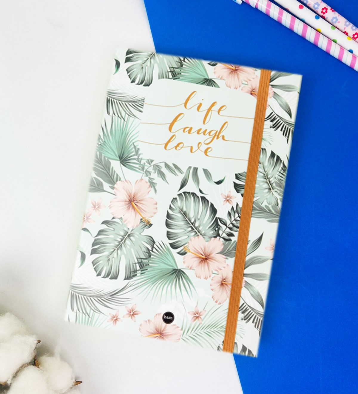 Life Love Tasarımlı Lastikli DeftergiftmodaGmd100357