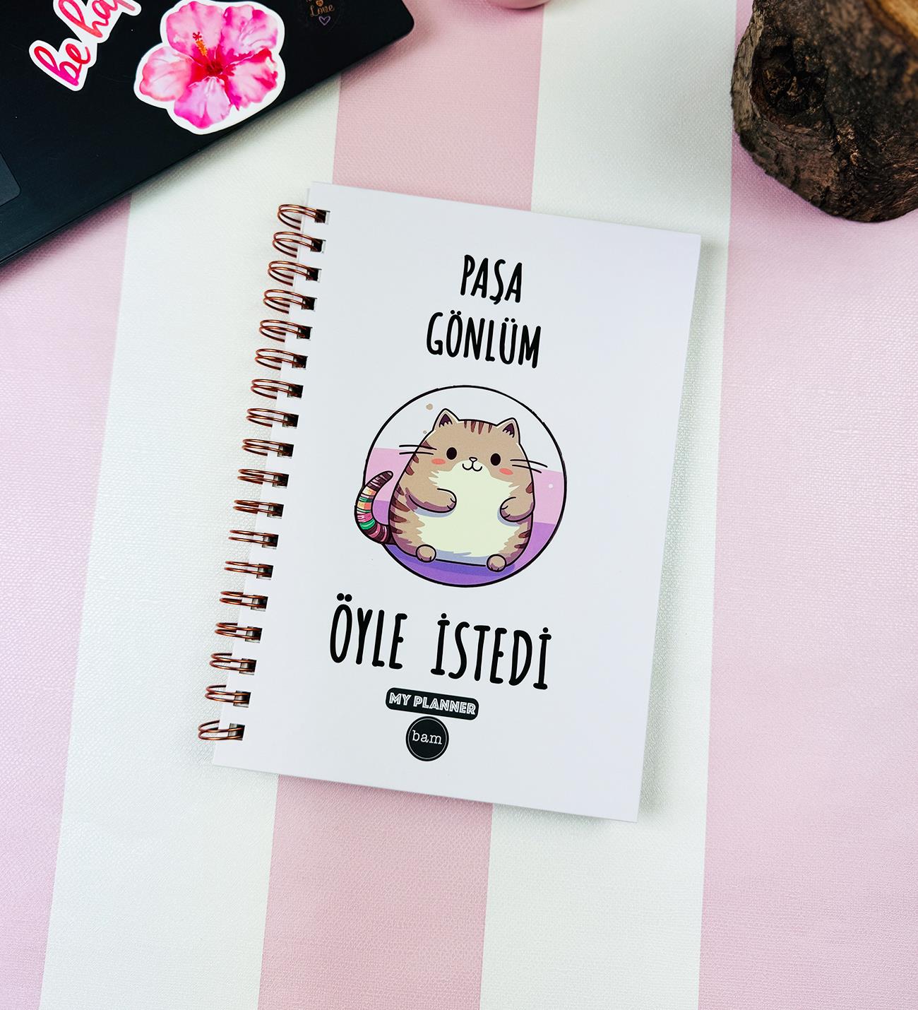 Paşa Gönlüm Öyle İstedi Tasarımlı Konuşan AjandagiftmodaBAM-1222	