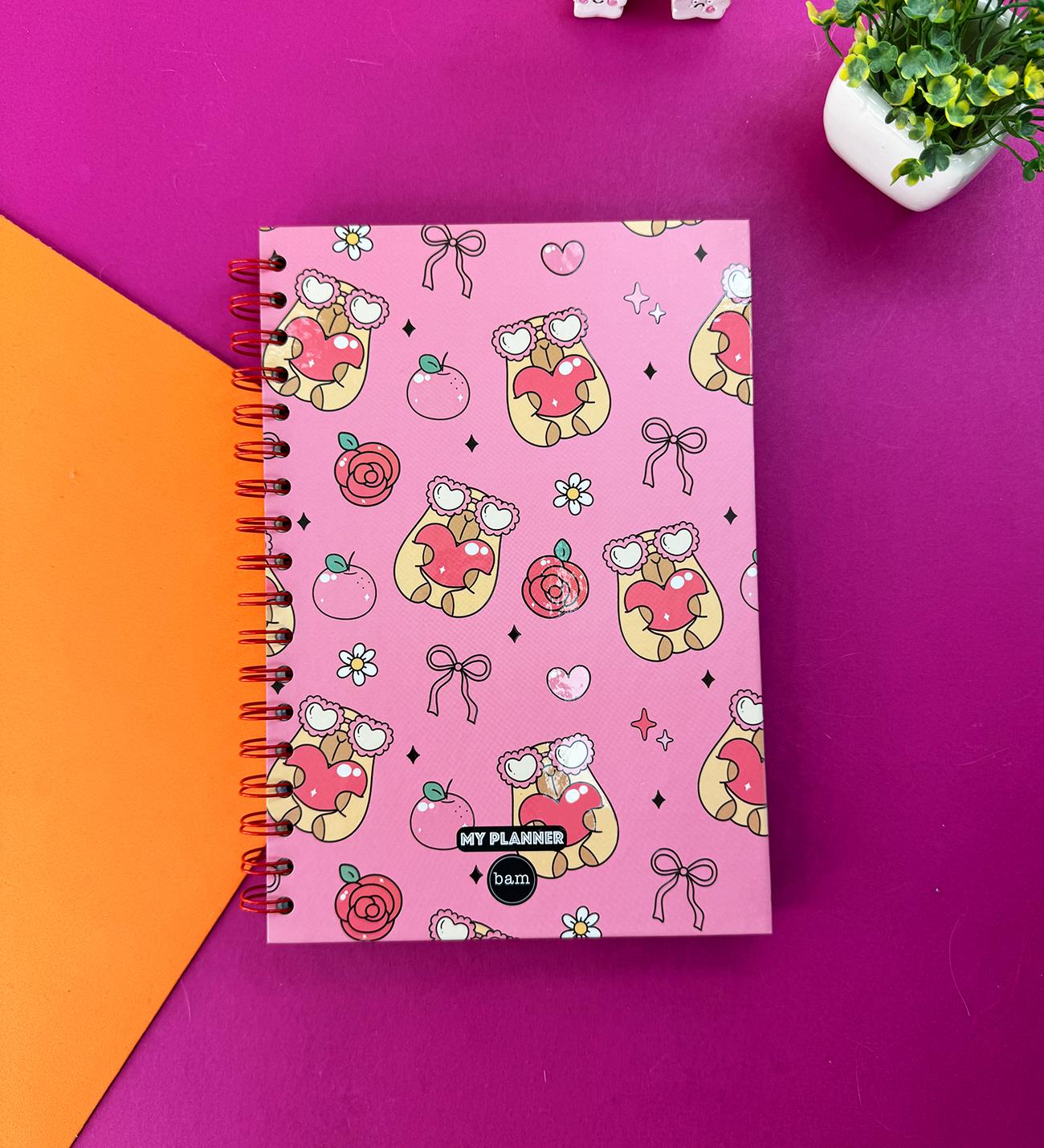 Capybara Fiyonk Tasarımlı Konuşan Ajanda	giftmodaBam-1323	