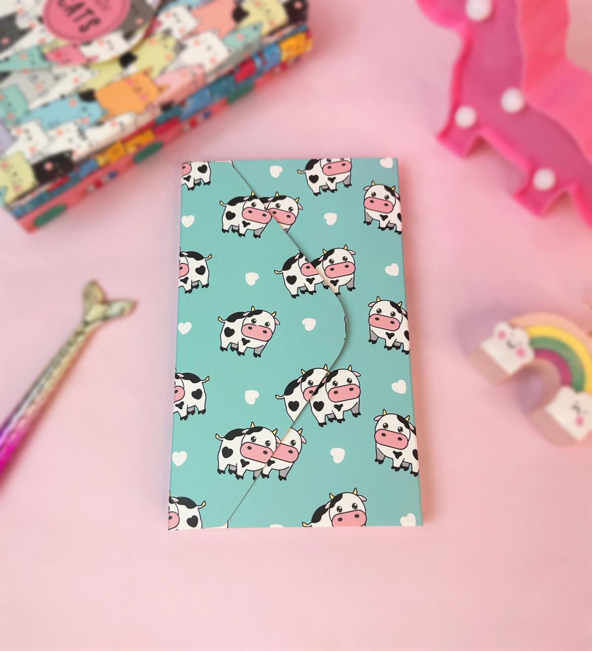 İnek Tasarımlı Zarf DefftergiftmodaBAM-1020-10