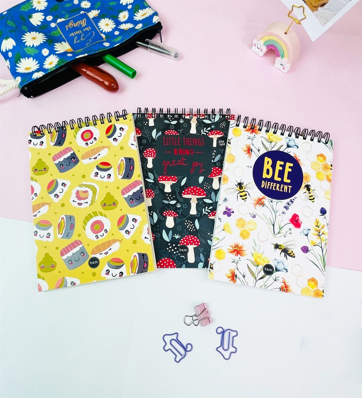 Yemek Serisi 3'lü 17x11Cm Sketch Book - Eskiz Defteri - 80 Gr - 60 YaprakgiftmodaGmd100584