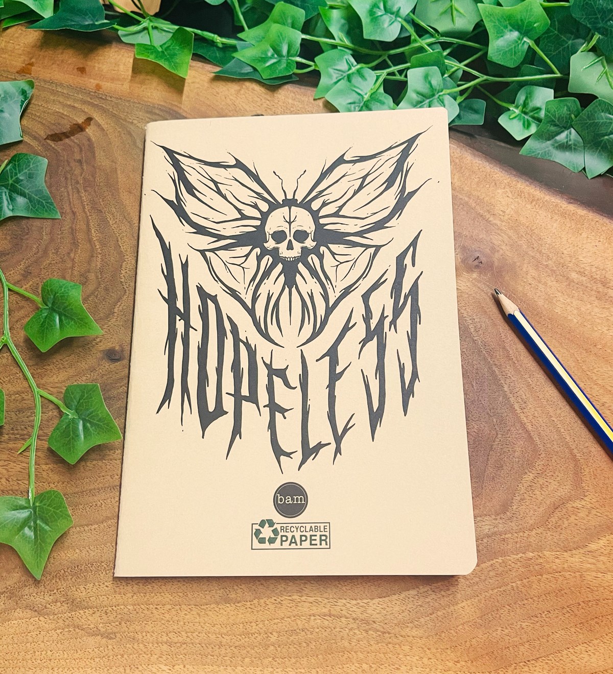 Hopeless Tasarımlı Geri Dönüşümlü Kraft DeftergiftmodaGmd100360