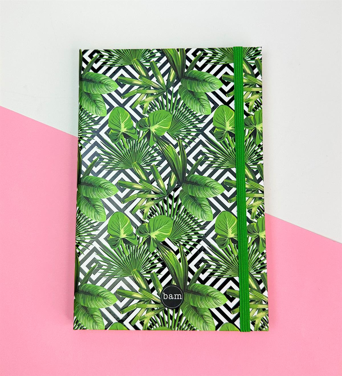 Yaprak Tasarımlı Lastikli DeftergiftmodaGMD0001-26