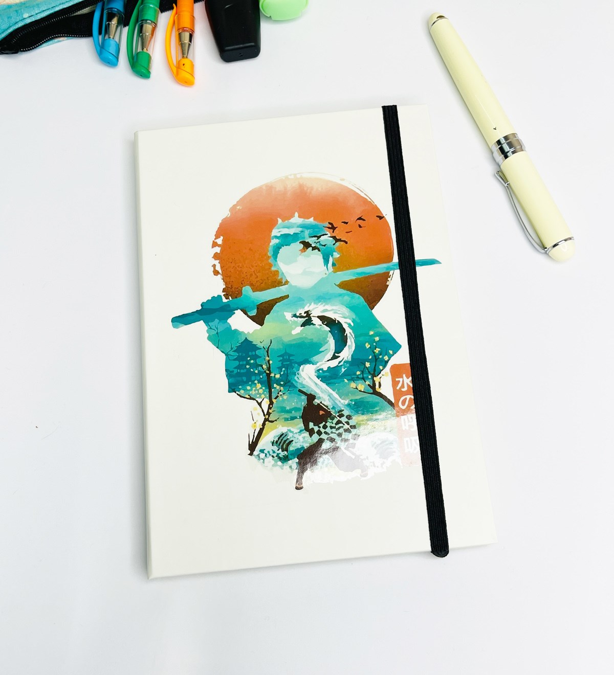 Demo Slayer Dragon Tasarımlı Lastikli DeftergiftmodaGmd100147