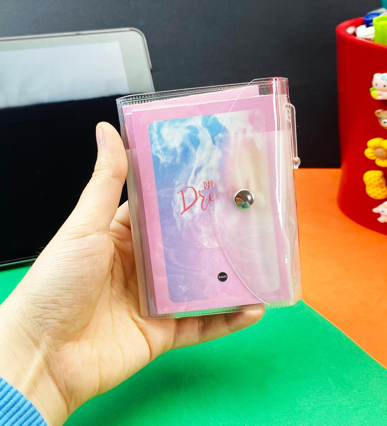 Dare To Dream Tasarımlı PP Mini Çanta Defter Ve Kalem SetgiftmodaBAM-1143-1