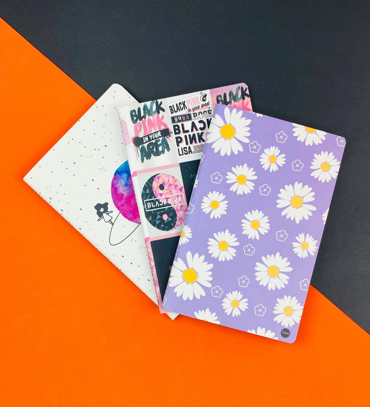 3'lü Dikişli Defter Seti Seri :3giftmodaGmd100564