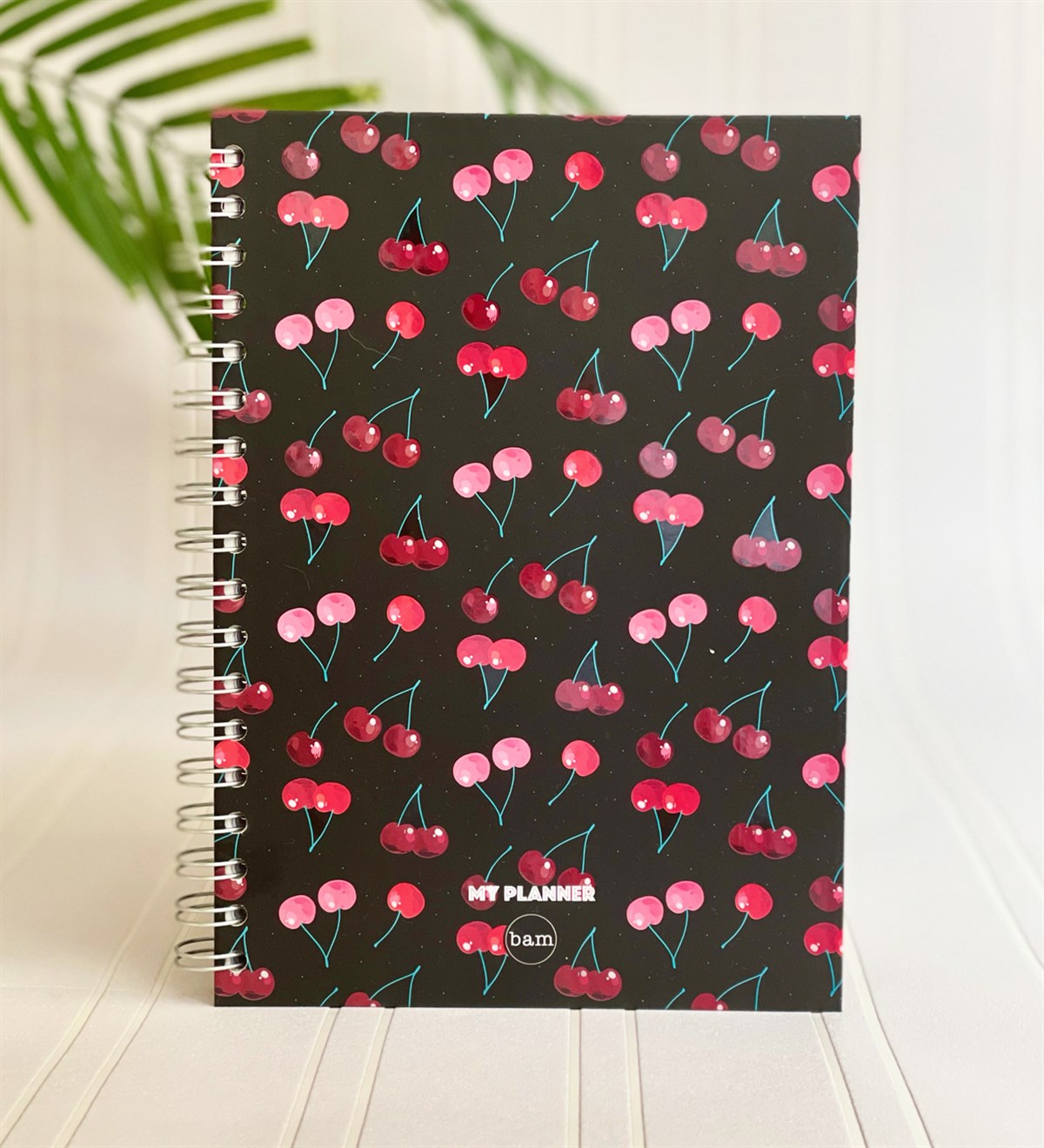 Kiraz Tasarımlı Spiralli DefterGiftmodaGmd100106