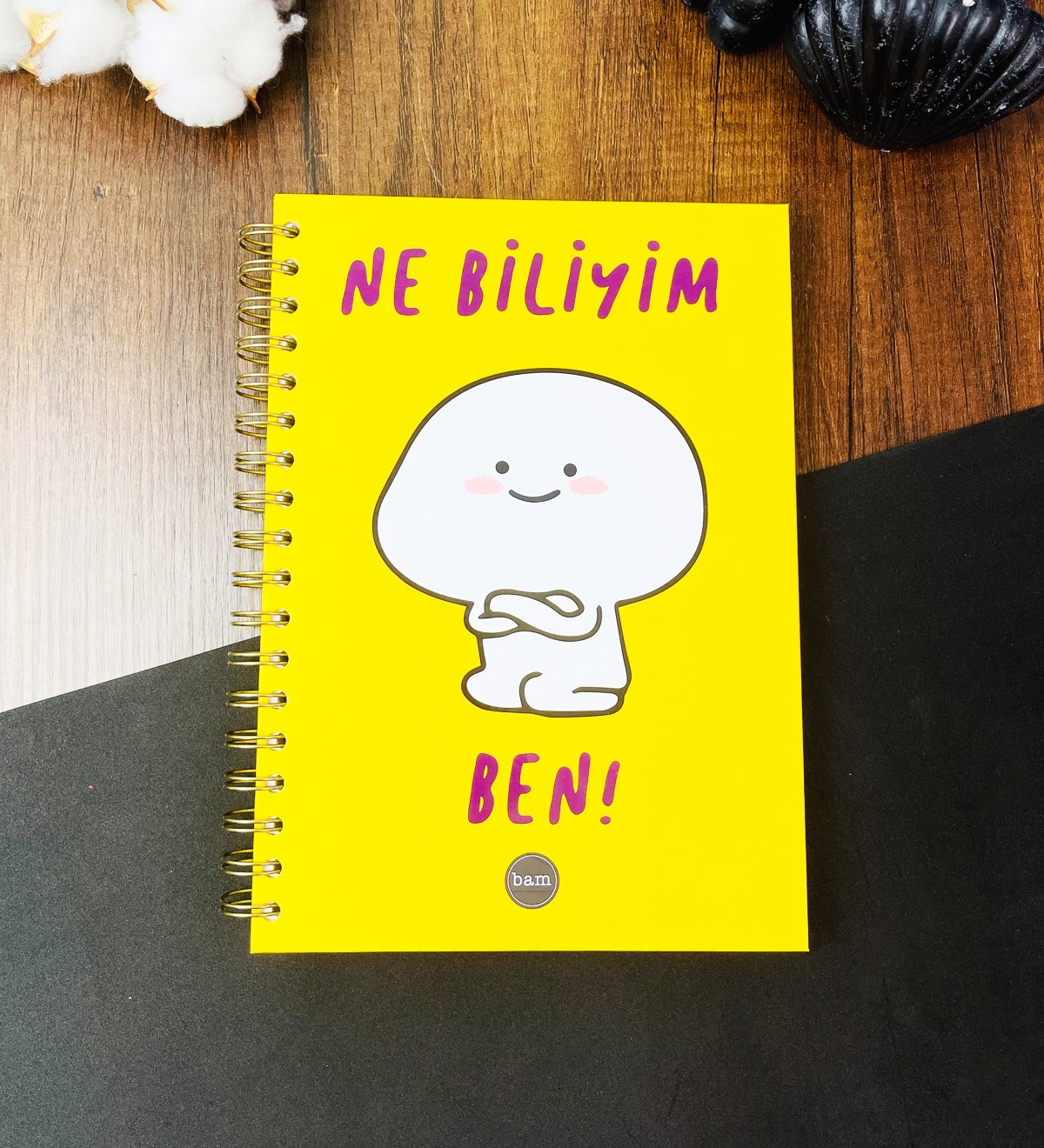 Ne Biliyim Ben Tasarımlı Spiralli DeftergiftmodaGmd100260