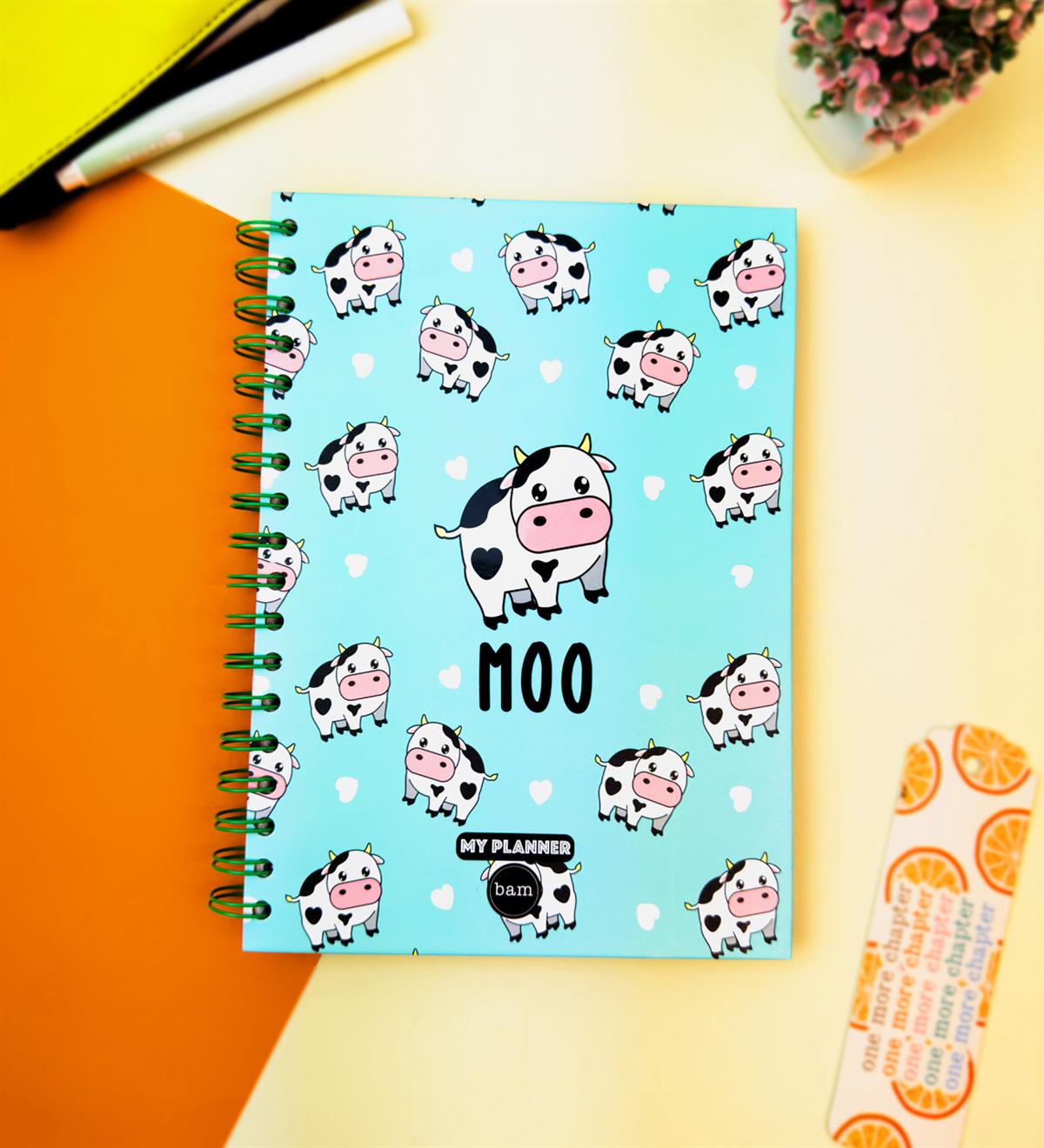 Moo Sevimli İnek Tasarımlı Konuşan Ajanda	giftmodaGMD-2343-13	