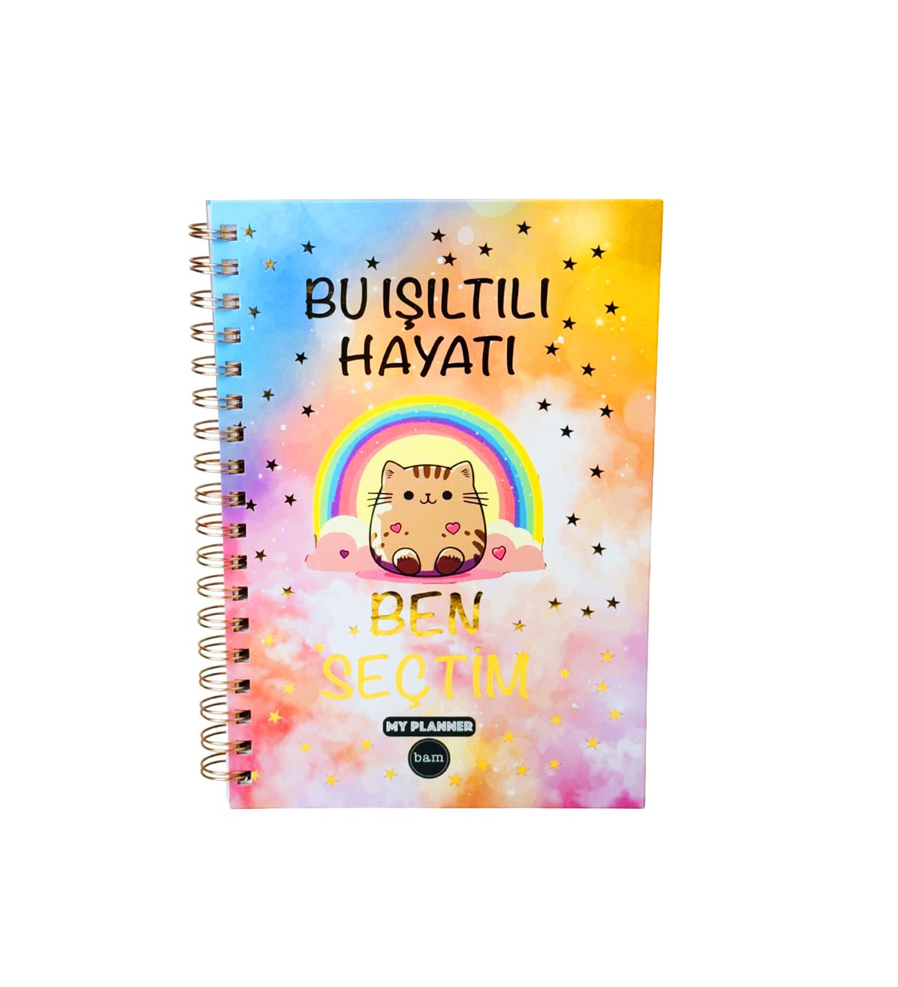 Bu Işıltılı Hayatı Ben Seçtim Tasarımlı Konuşan AjandagiftmodaBAM-1221	