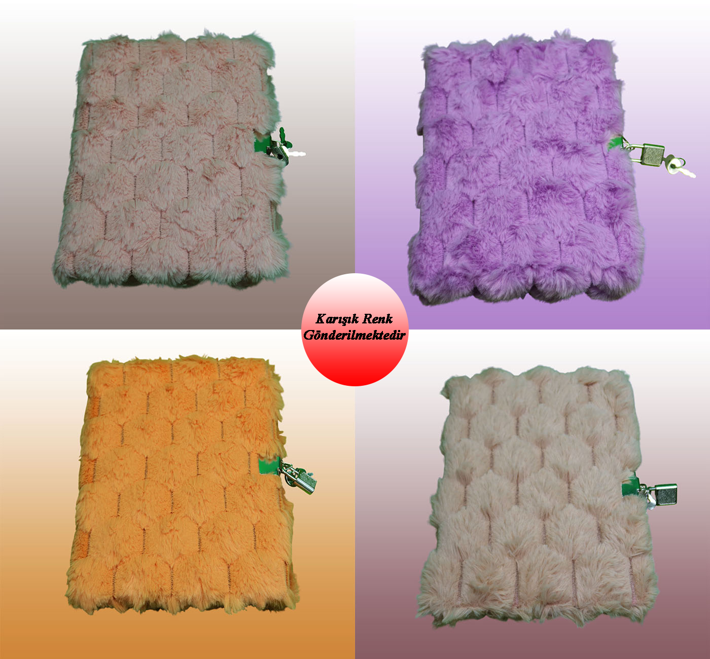 Peluş Hayaller Kilitli DeftergiftmodaBM-2117