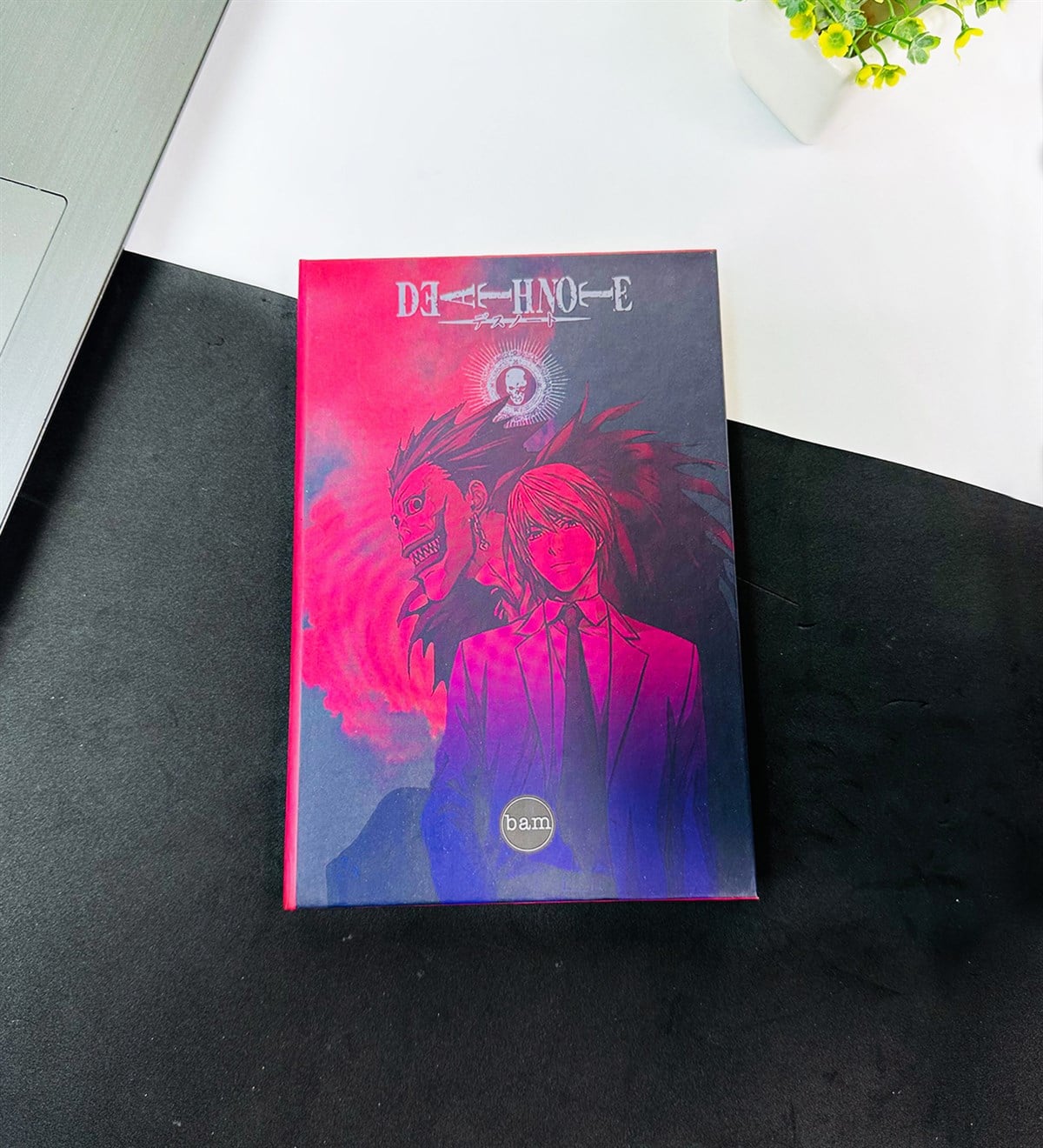 Kırmızı Death Note Tasarımlı Lastikli DeftergiftmodaGMD0001-14	