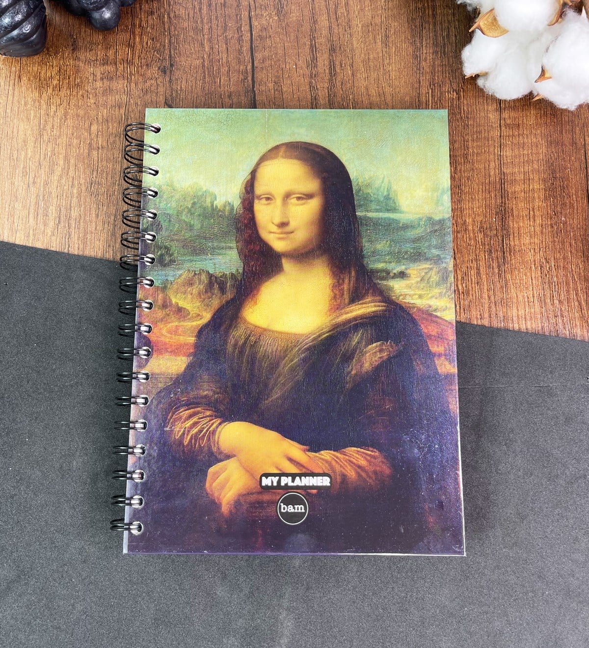 Mona Lisa Tasarımlı Konuşan AjandagiftmodaGmd100496	