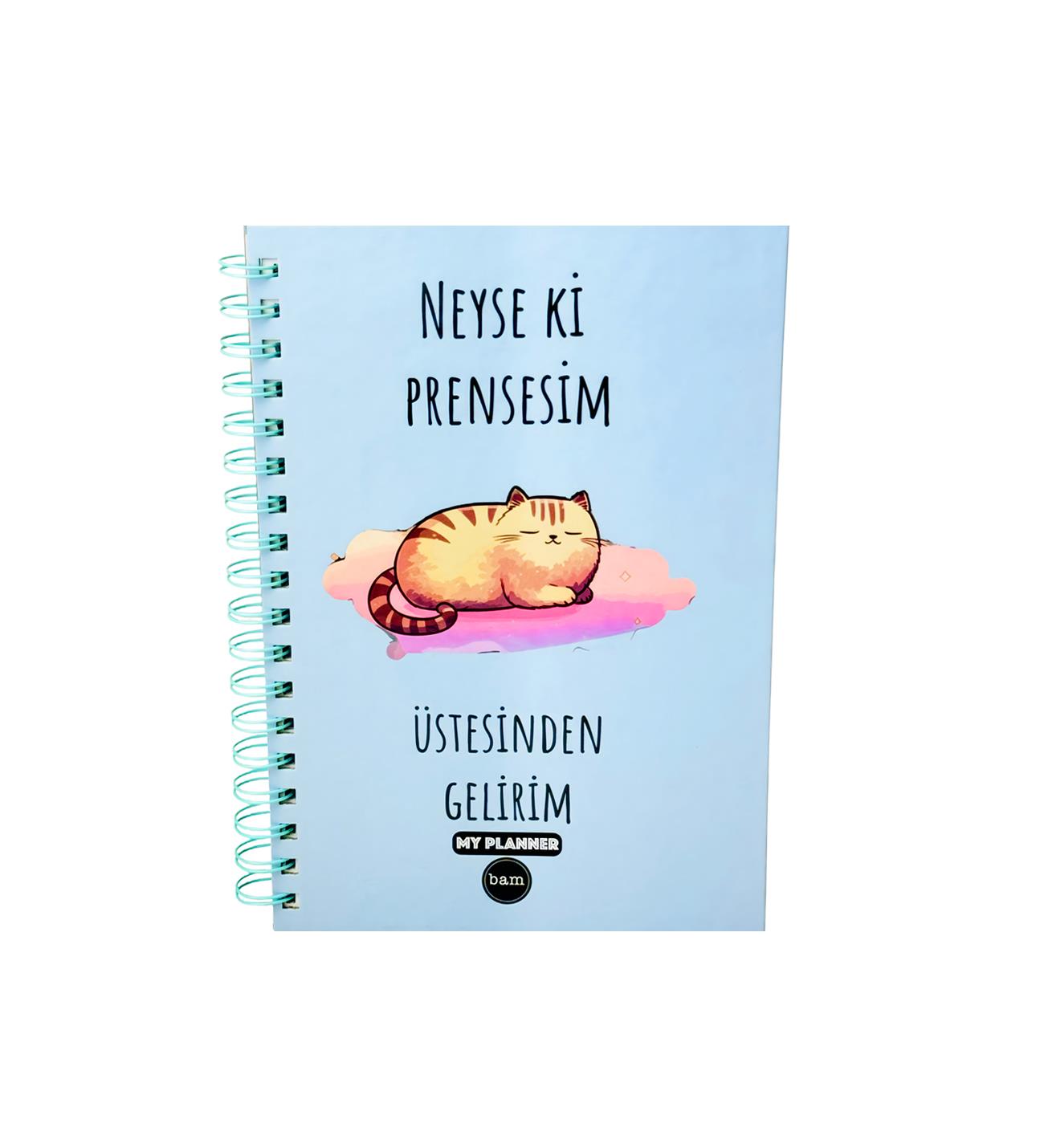 Neyse ki Pensesim Üstesinden Gelirim Konuşan AjandagiftmodaBAM-1219