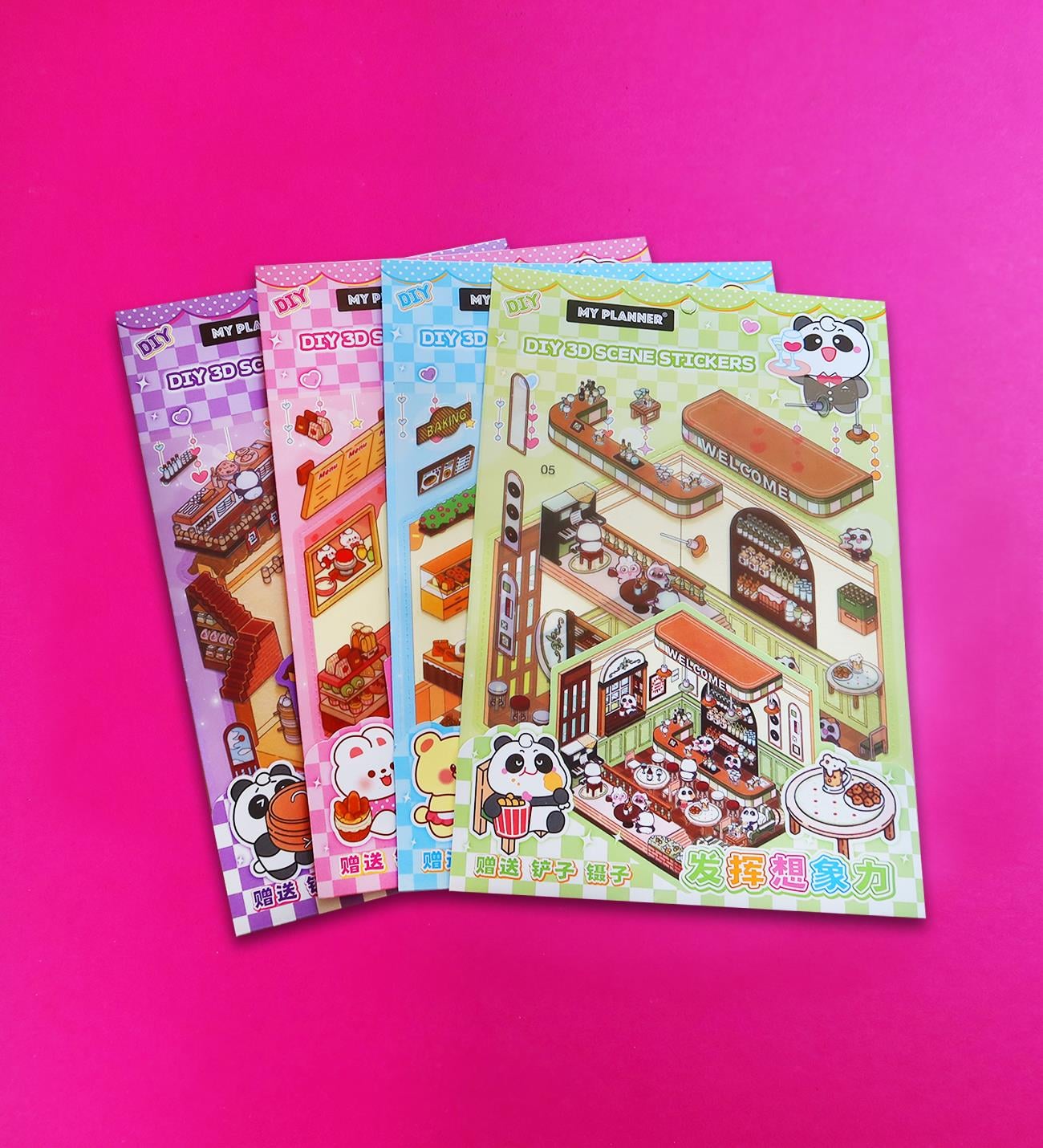 Dıy Kendin Yap 3D StickergiftmodaBm-1713