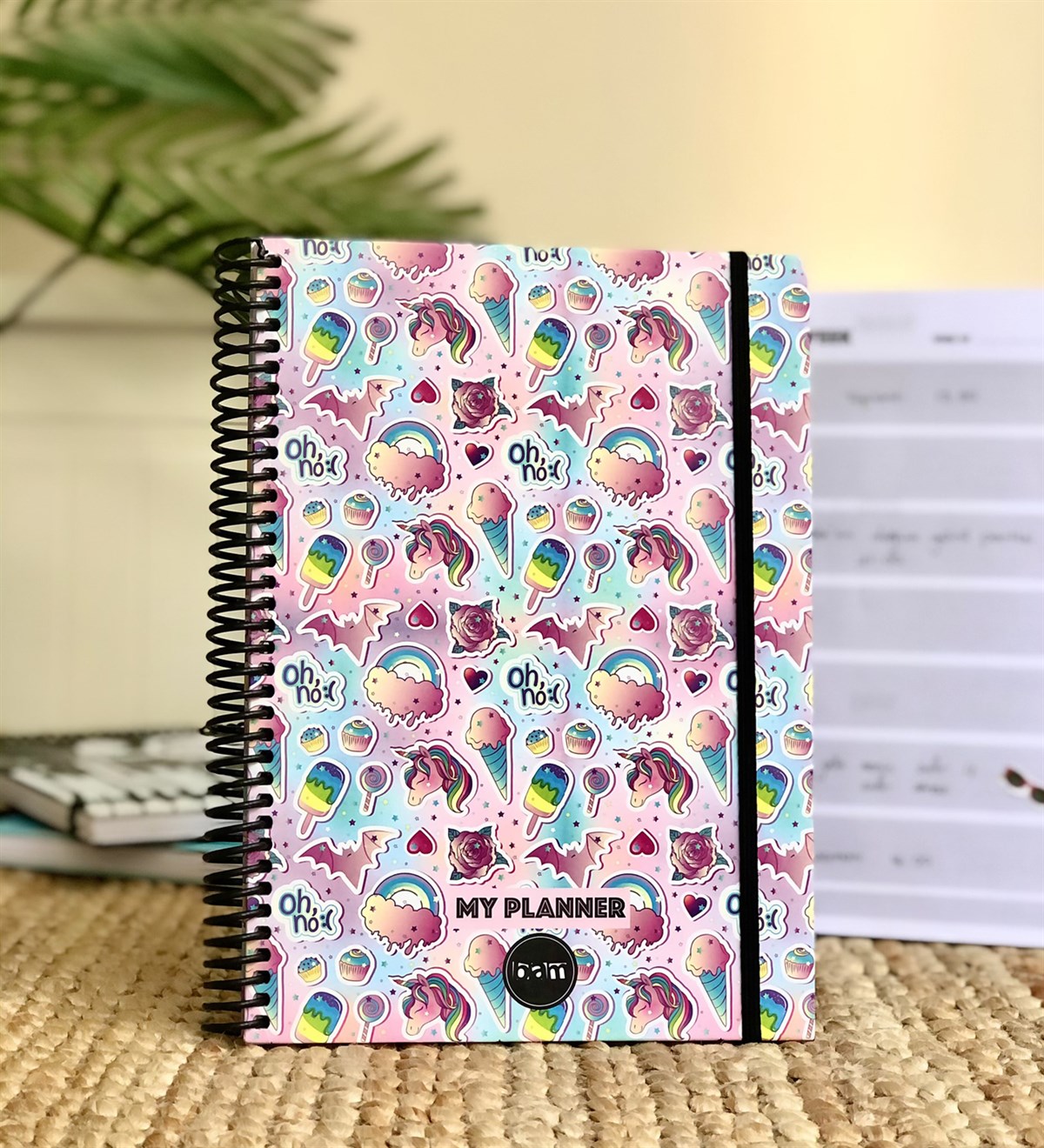 Dondurma Unicorn Tarihsiz Haftalık PlanlayıcıGiftmodaGmp-0024