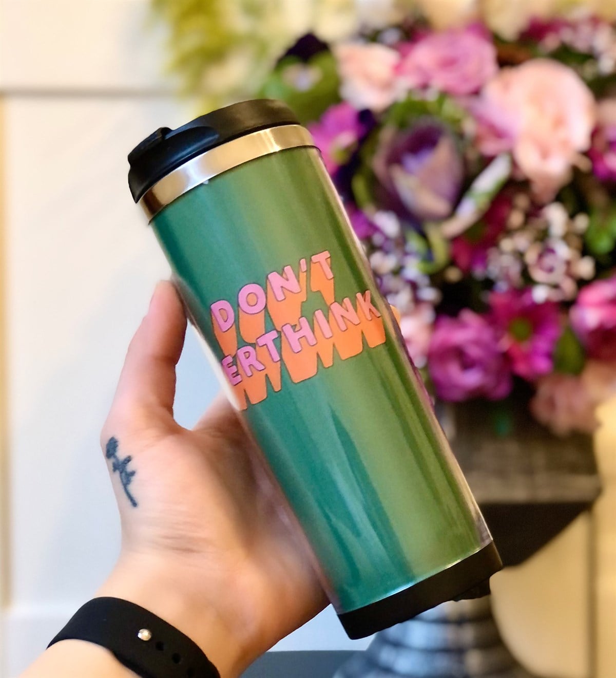 Don't Overthınk It Tasarımlı 400 Ml Mug BardakGiftmodaGmmg100007