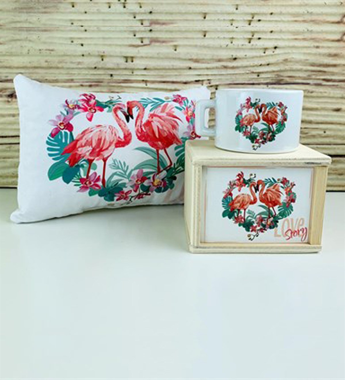 Flamingo Tasarımlı Hediye Seti