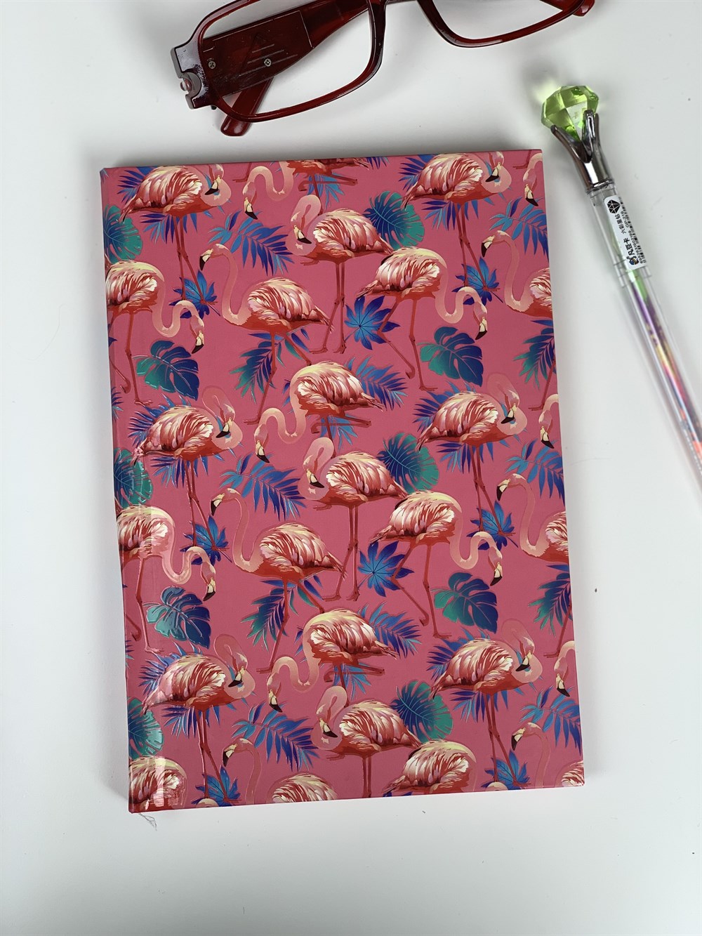 Flamingo Tasarımlı Lastikli Defter.GiftmodaFlamingo-Defter