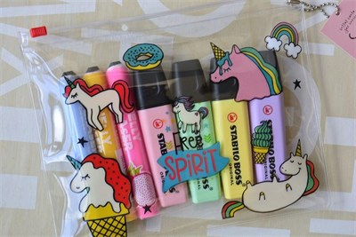 Free Unicorn Şeffaf Çanta