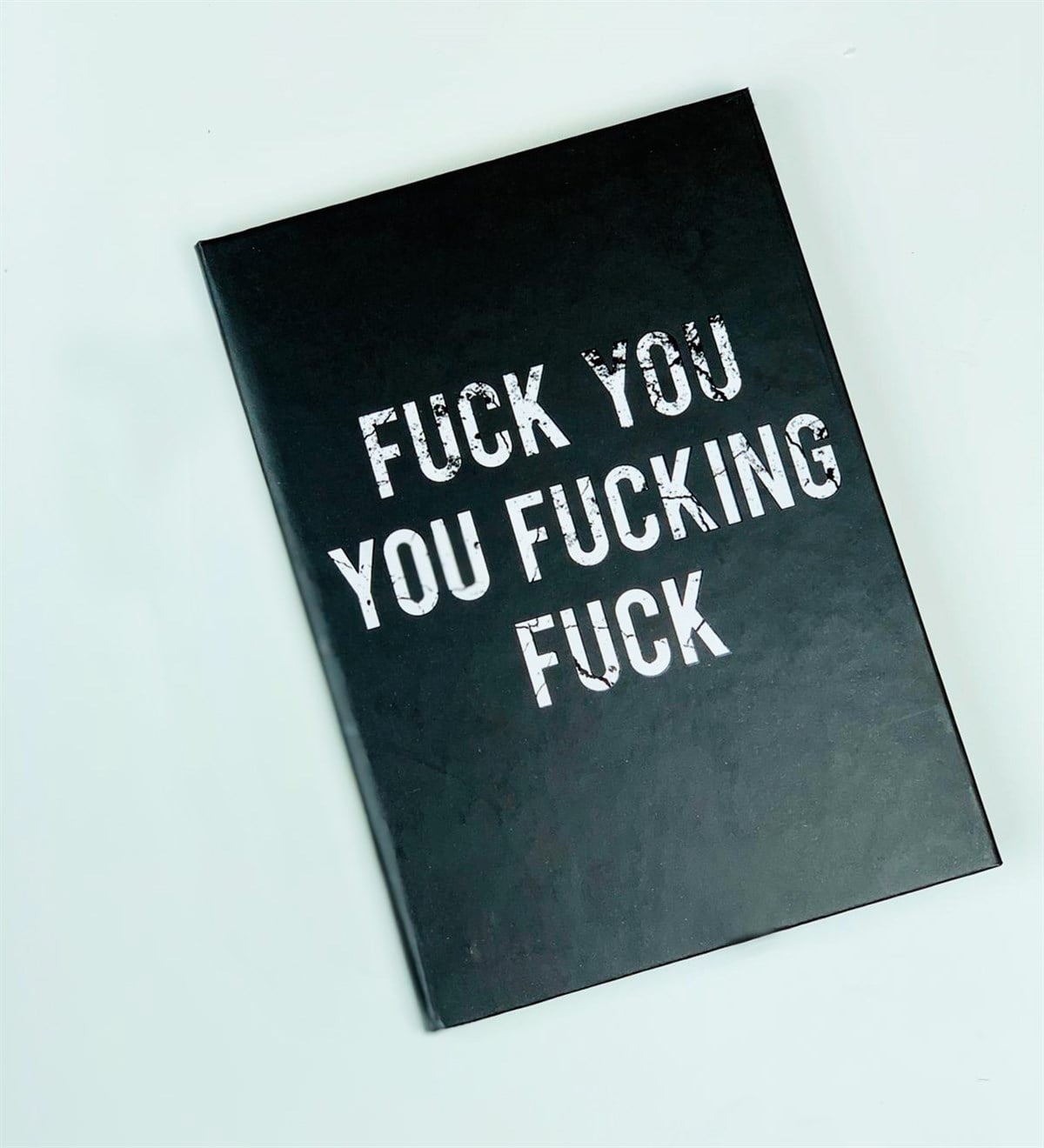 Fuck You Tasarımlı Lastikli DefterGiftmodaFuck-You-Lastikli-Defter