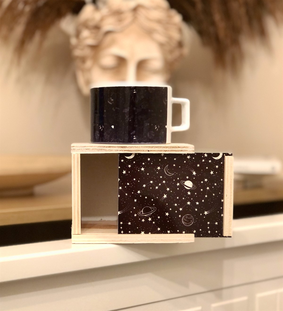 Galaxy Tasarımlı Kutulu Kupa GiftmodaGmkp100015