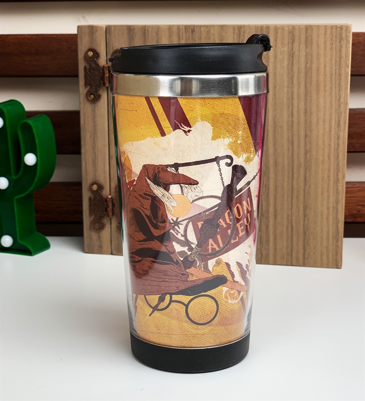 Harry Potter Diogon Alley Tasarımlı Termos BardakGiftmodaHarry-Diogon-Alley-Termos