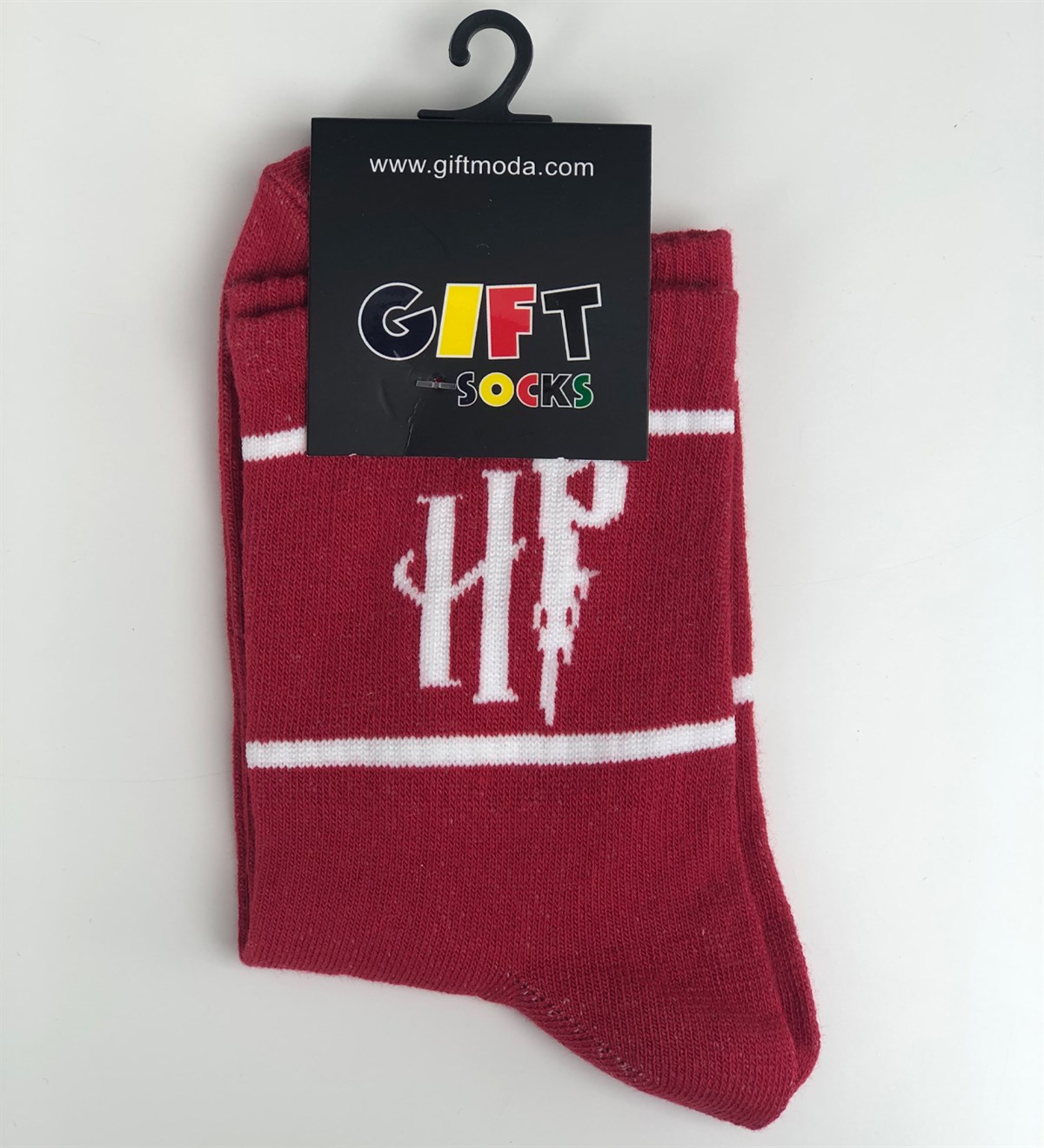 Harry Potter Tasarımlı Kırmızı ÇorapGiftmodaHarry-Potter-Kırmızı-Çorap