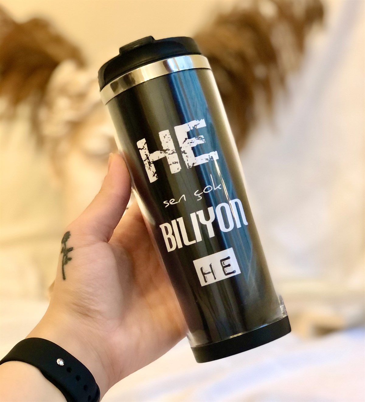 He Sen Çok Biliyon Tasarımlı 400 Ml Mug BardakGiftmodaGmmg100013