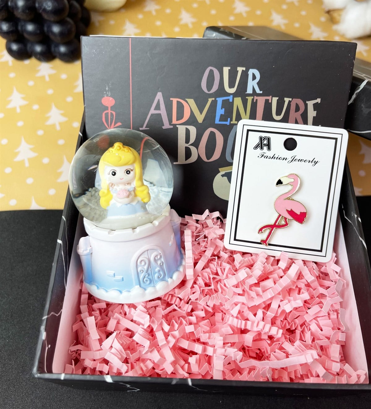 Sevimli Prenses Kar Küresi Ve Adventure Book Albüm Hediye SetigiftmodaGmhs101841