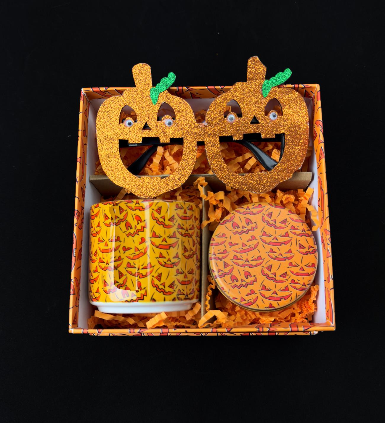 Boo Bal Kabağı Halloween Tasarımlı Cadılar Bayramı Hediye SetigiftmodaGmhs102037