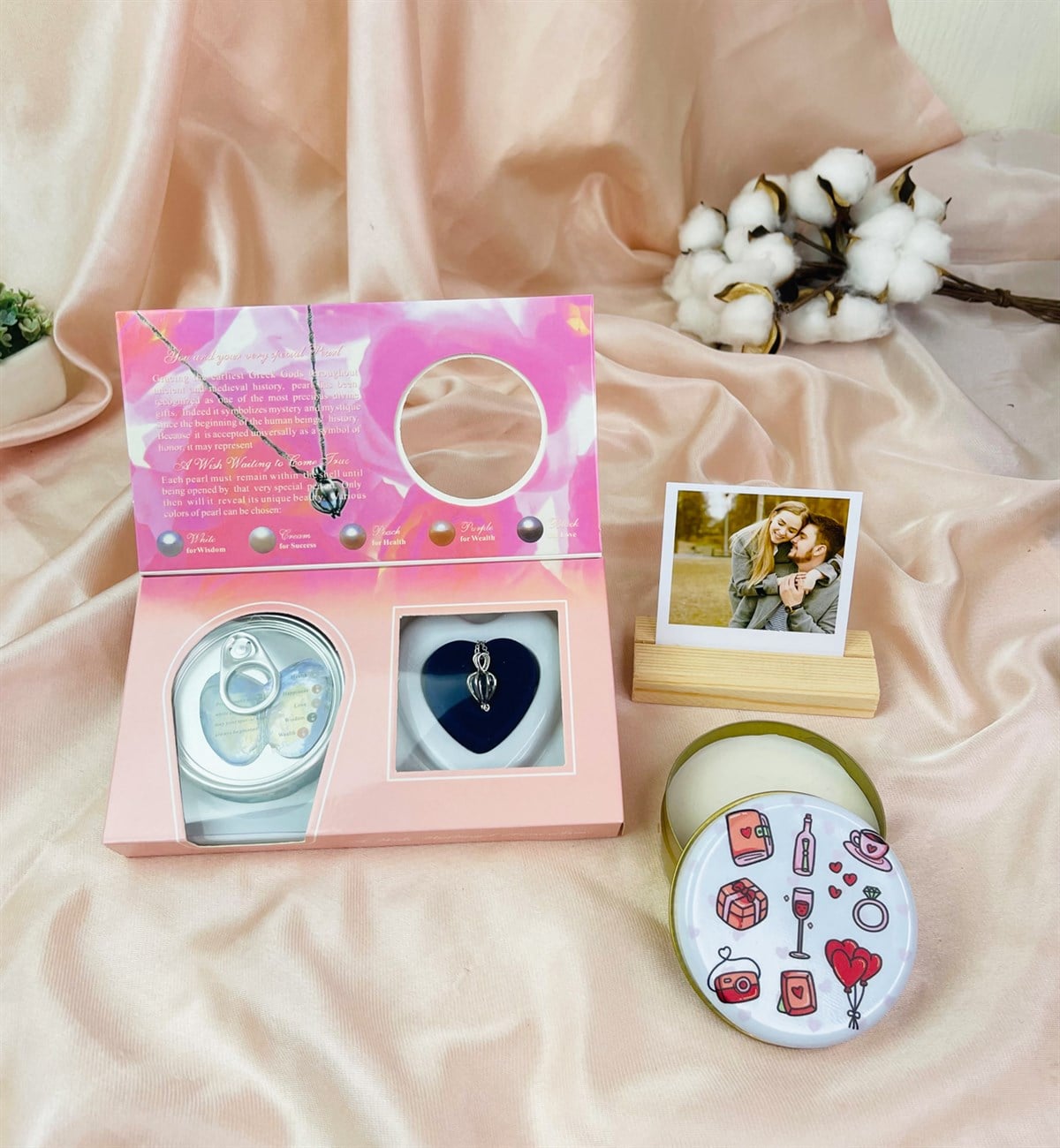 Kişiye Özel Fotoğraflı Romantik Aşk Temalı Sevgiliye Hediye SetigiftmodaGmhs101532