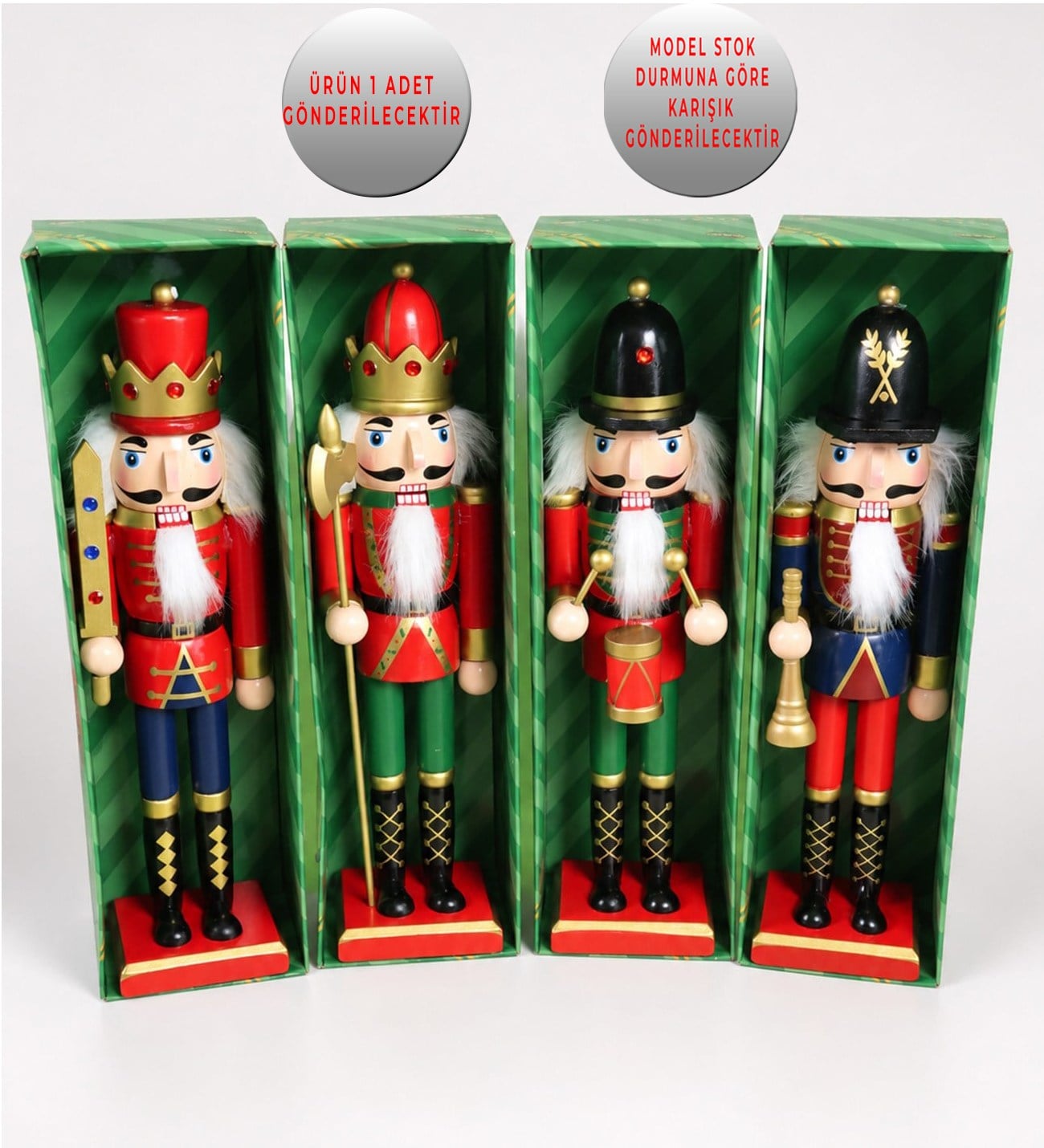 Dekoratif Fındıkkıran Yılbaşı SüsügiftmodaBM-2674